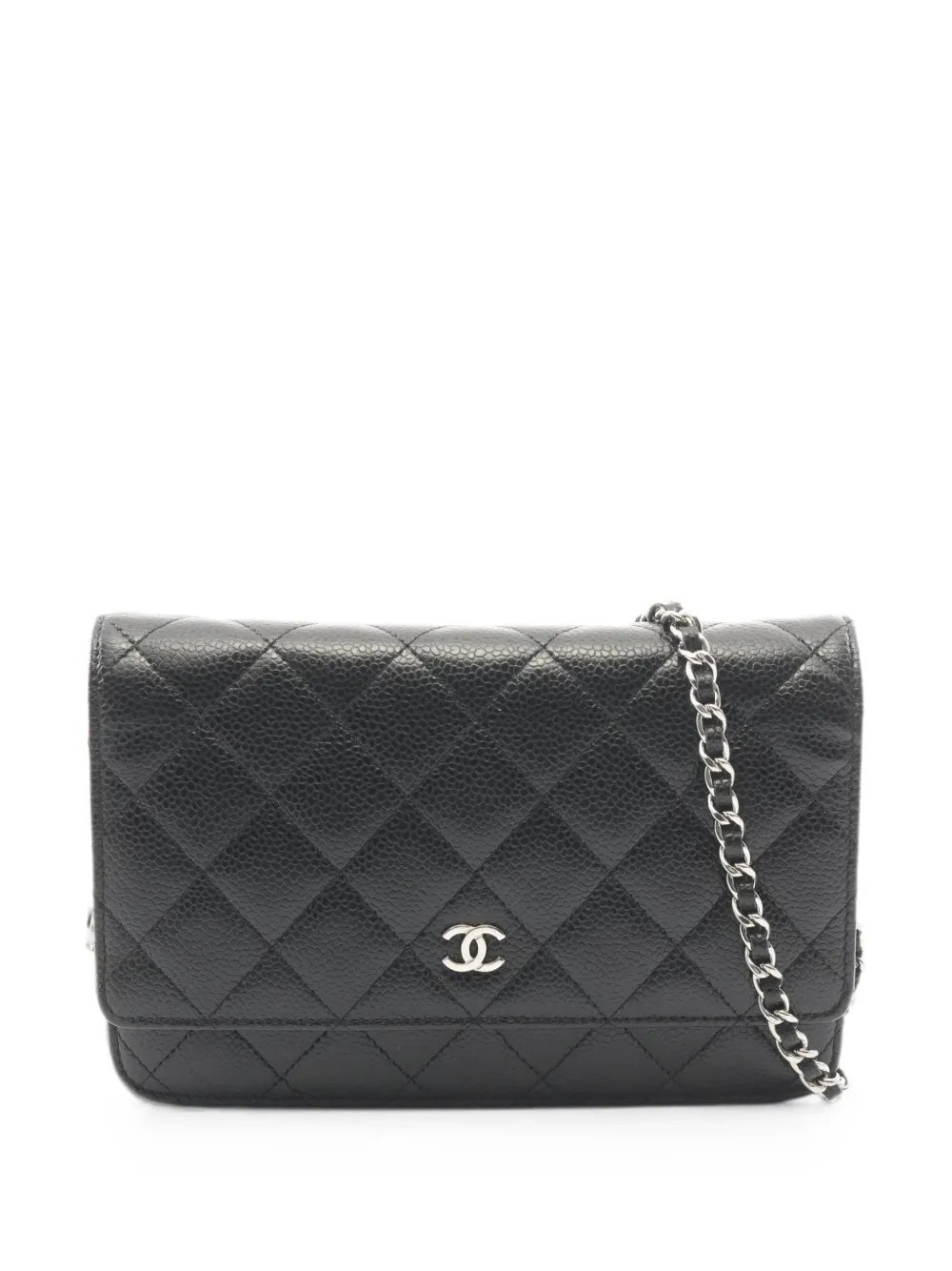 2018 Matelasse Caviar leather chain clutch bag