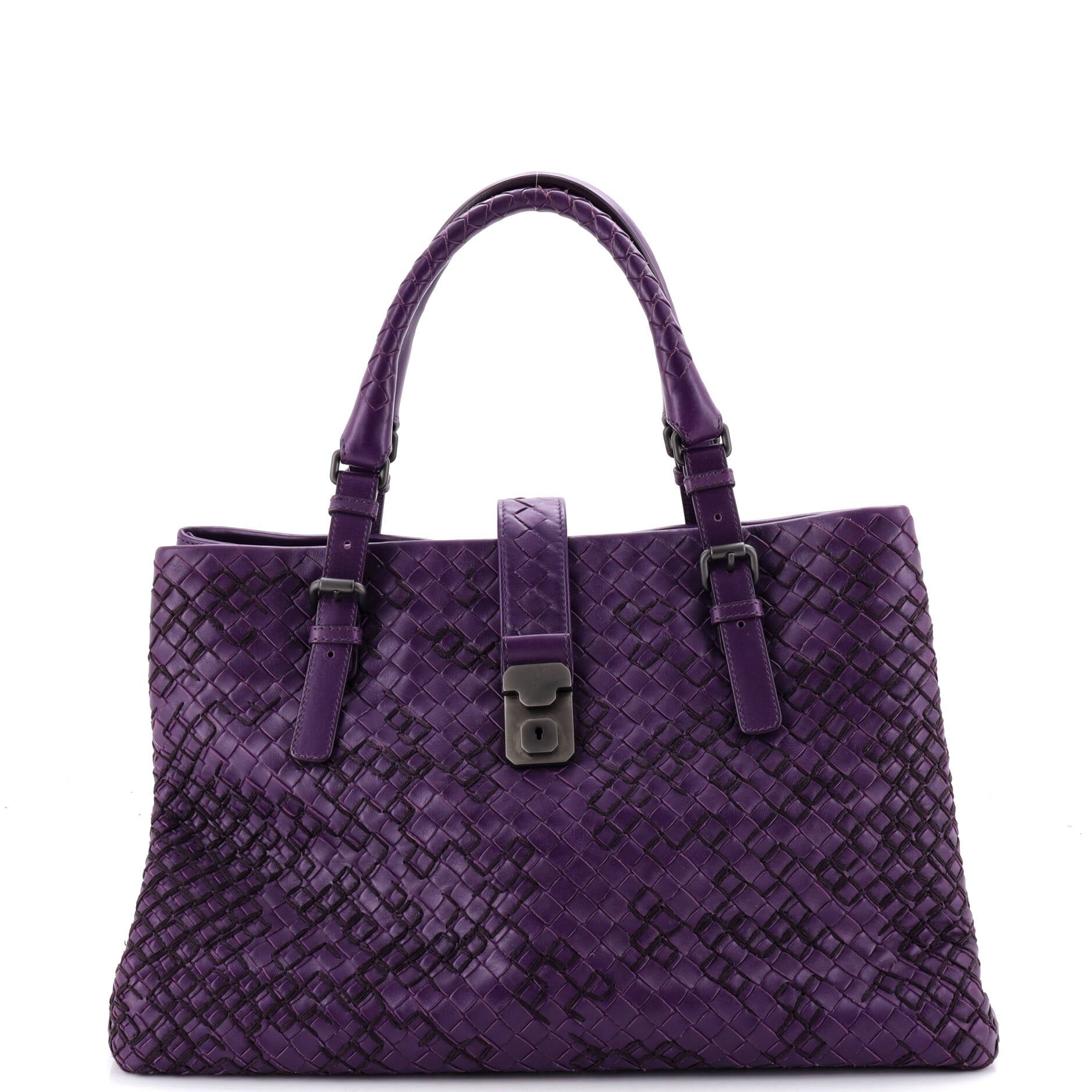 Bottega Veneta Roma Bag Intrecciato Nappa Medium