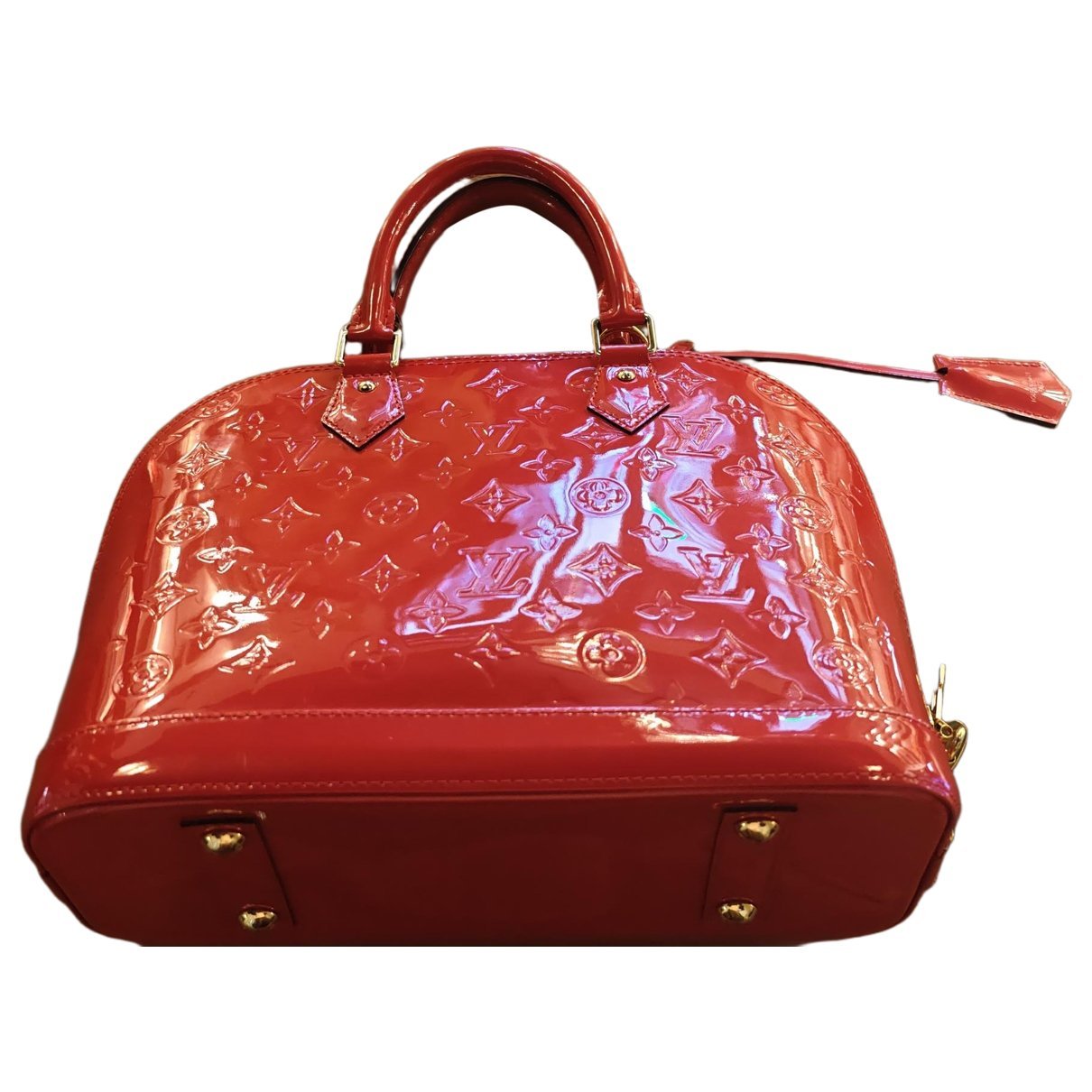 Alma patent leather handbag