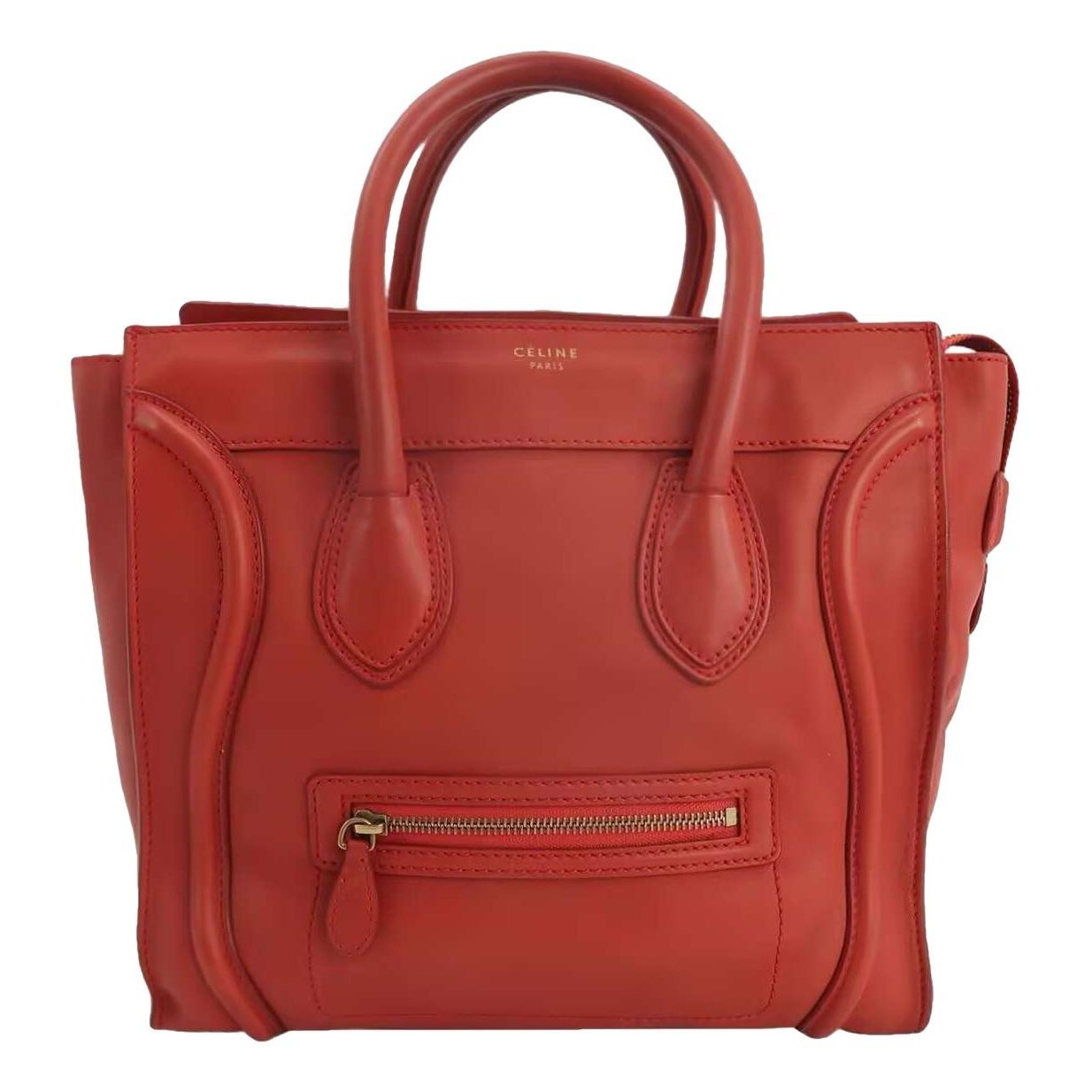 Luggage leather handbag