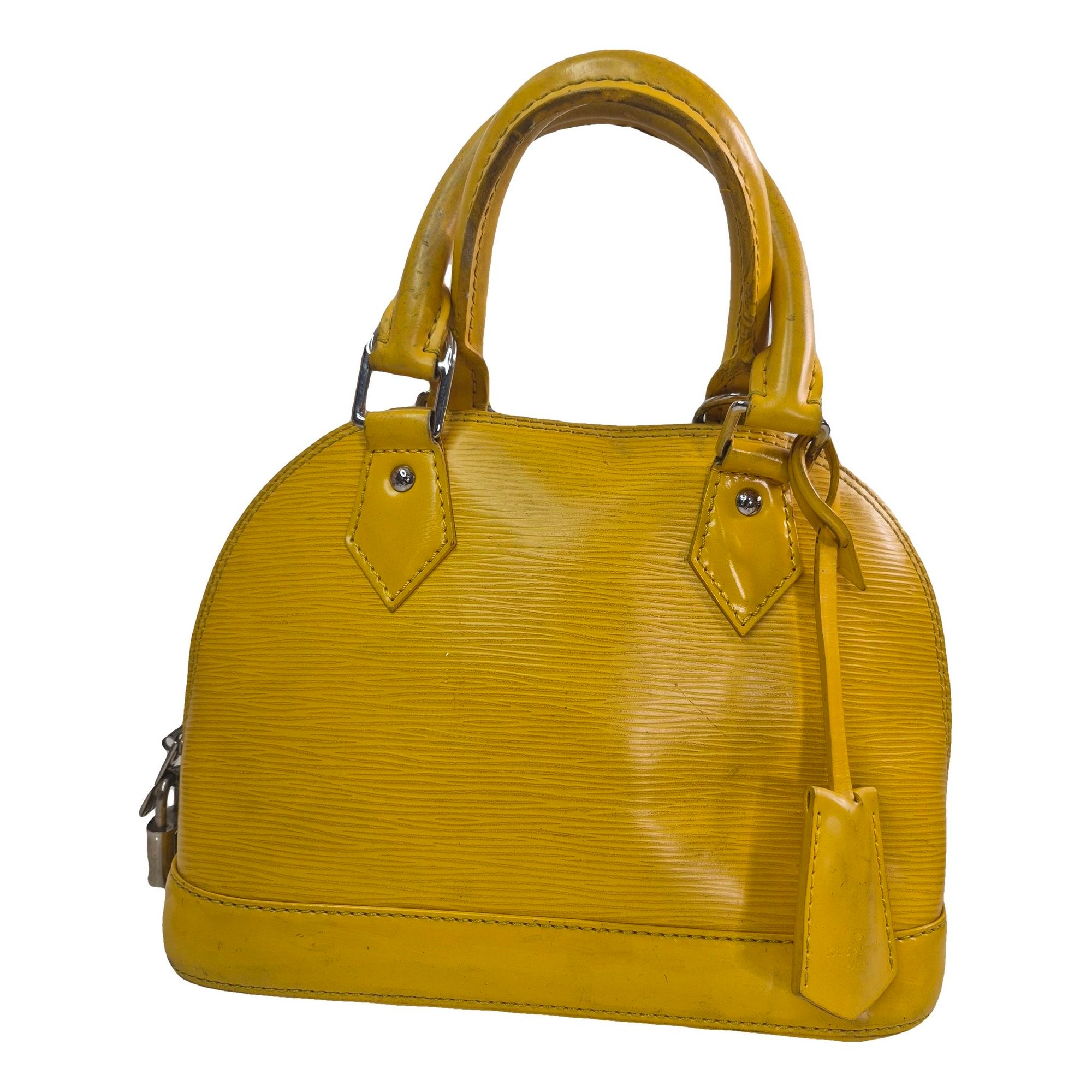 Alma BB patent leather handbag