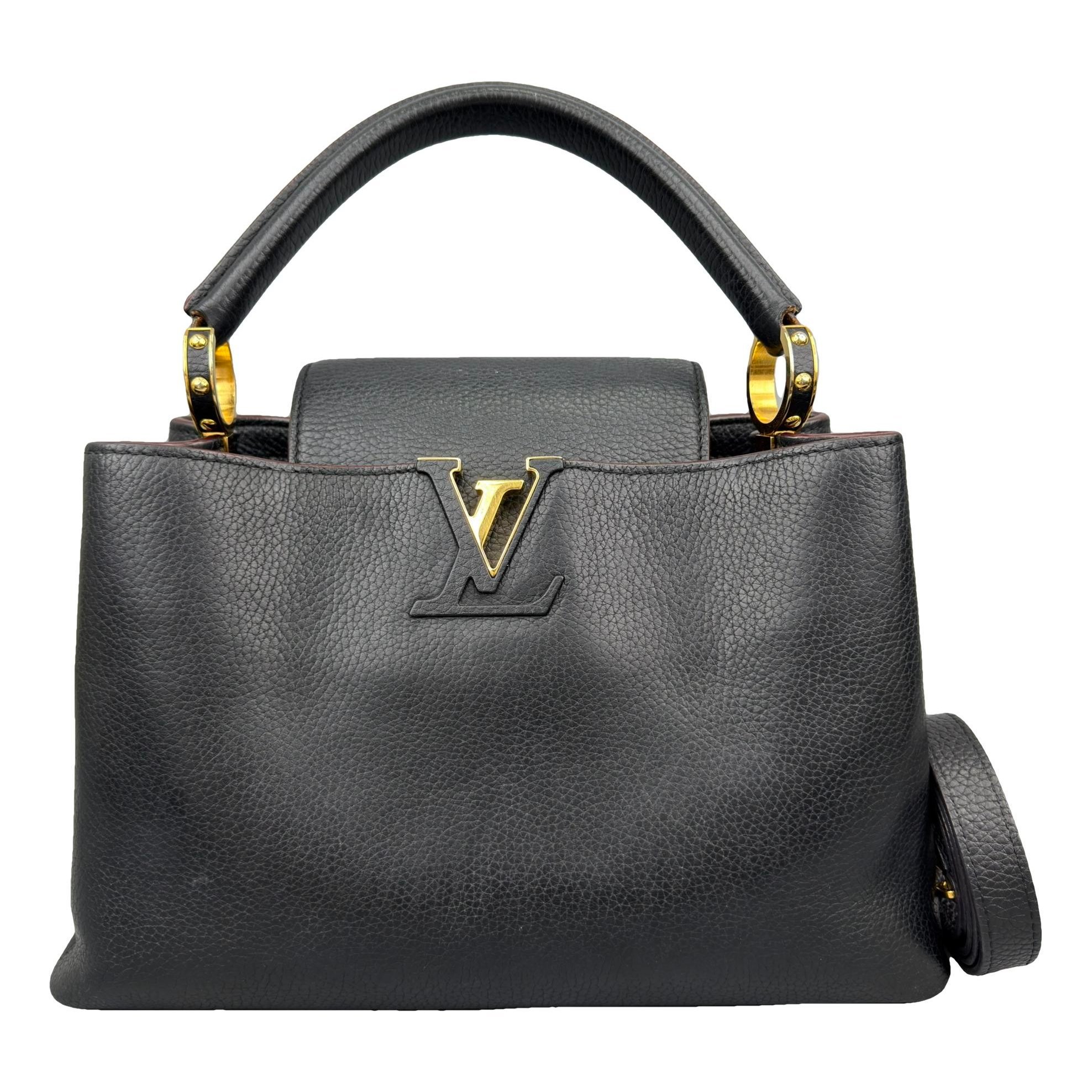 Capucines leather handbag