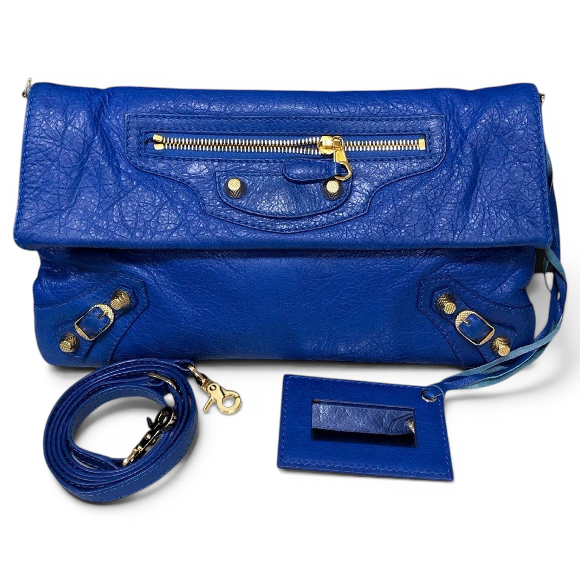 Balenciaga Envelop leather crossbody bag