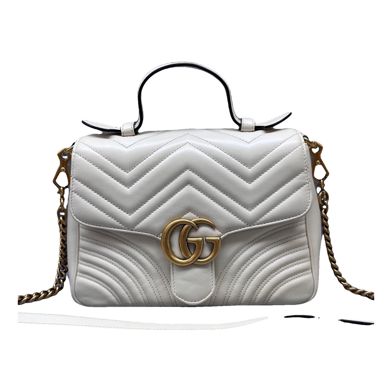 GG Marmont Flap leather handbag