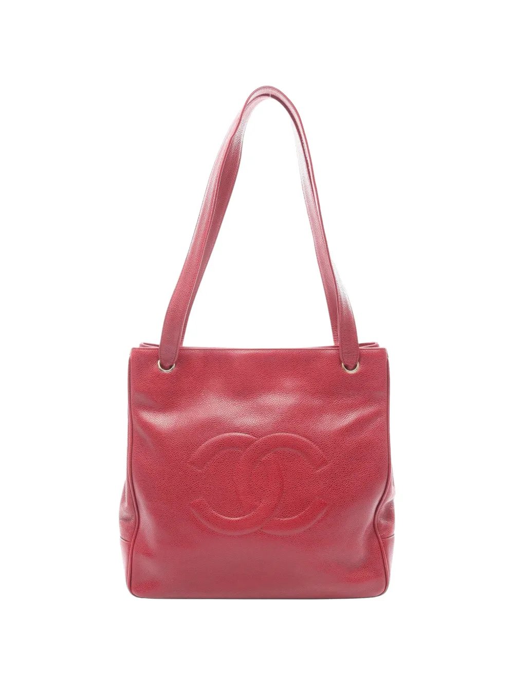 1991-1994 coco mark Caviar leather tote bag
