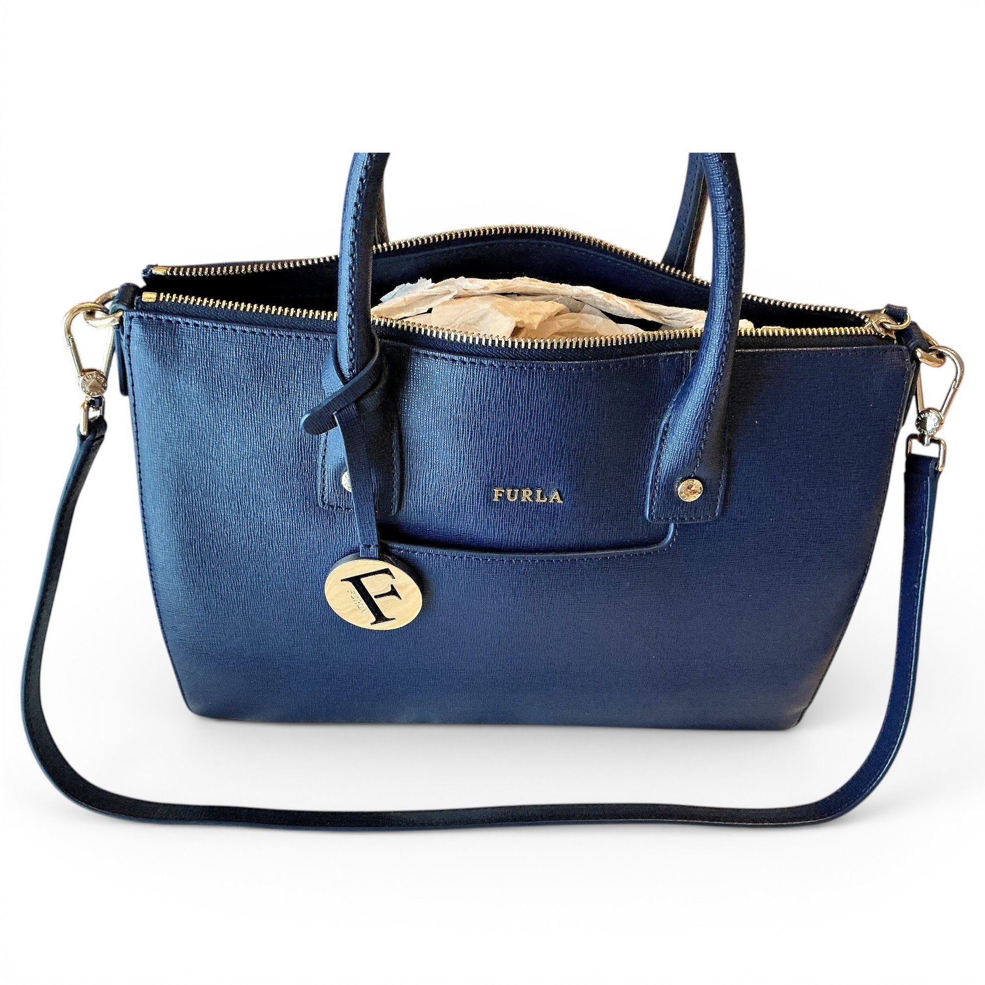 Leather crossbody bag
