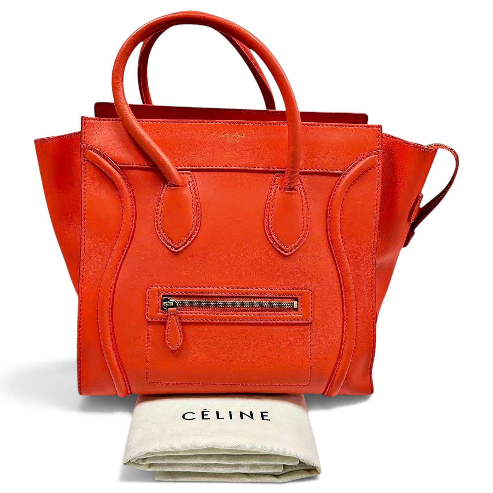 Luggage leather handbag