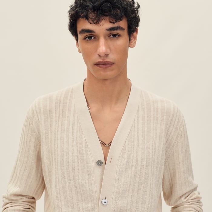 Ficelle Buttoned Cardigan