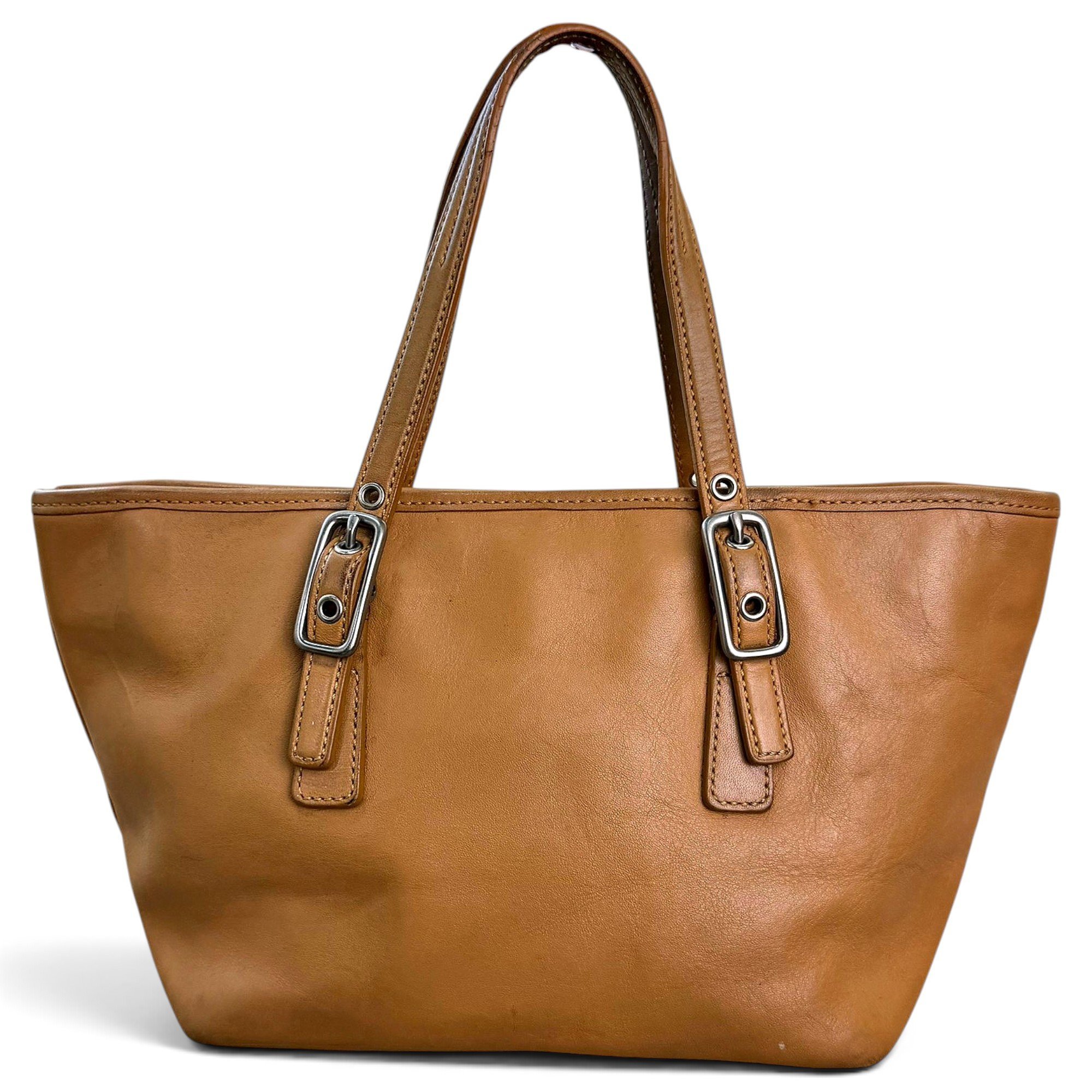 Leather tote