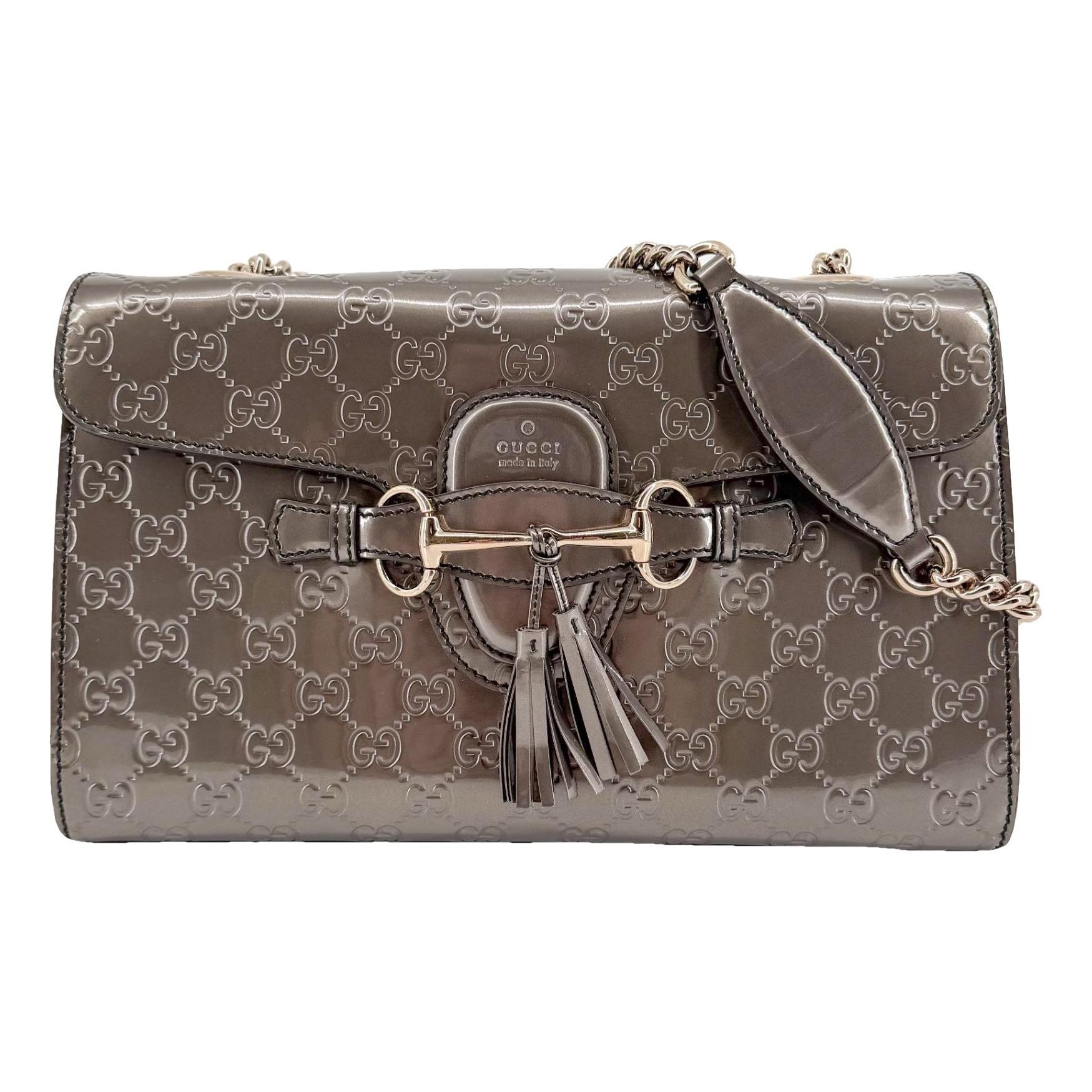 Emily patent leather handbag