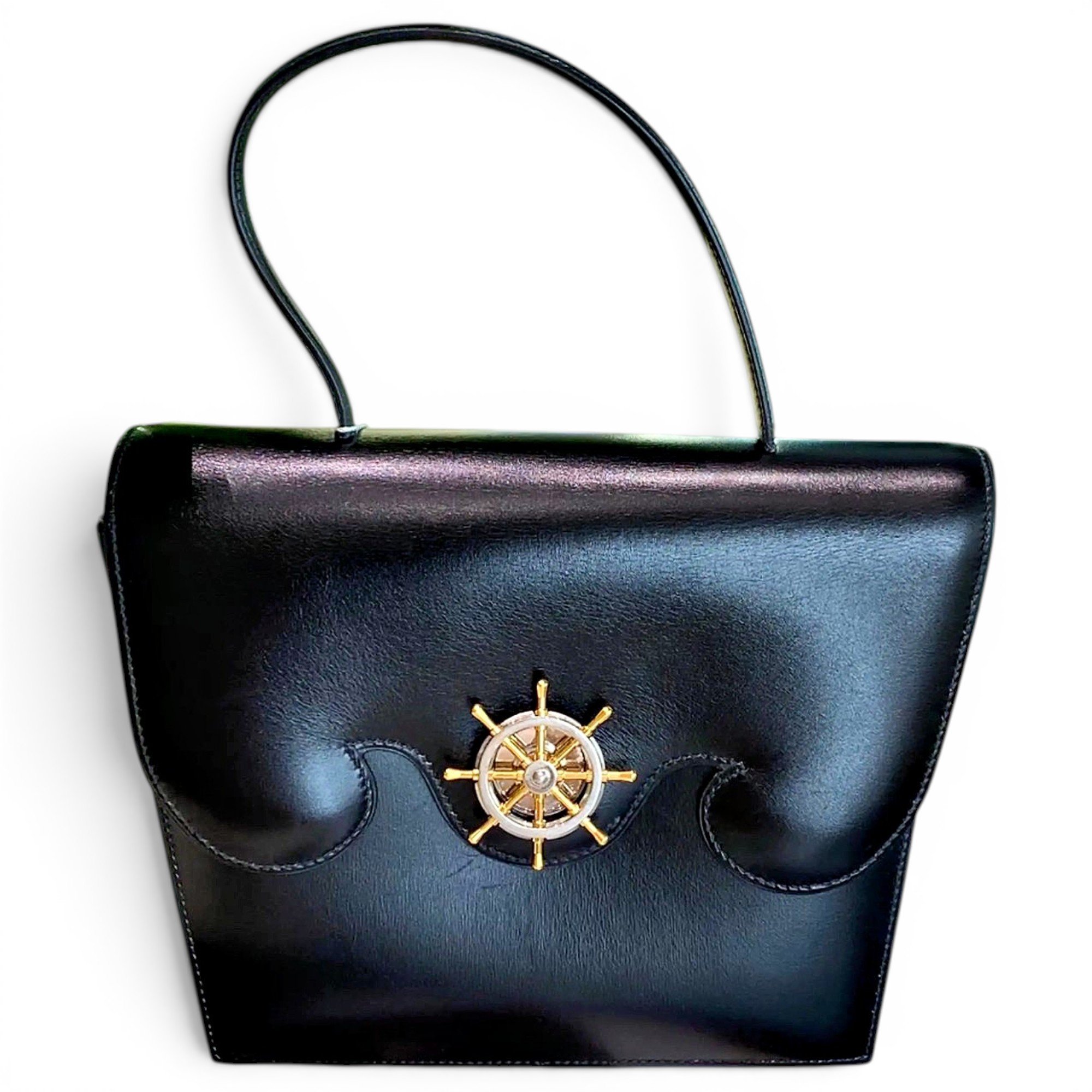 Leather handbag