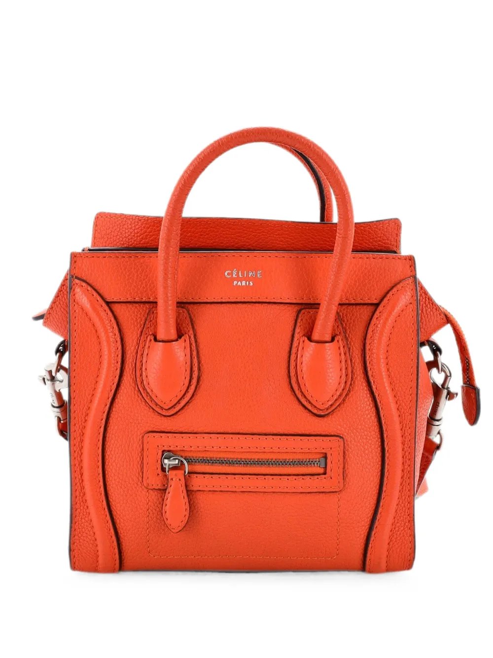 Luggage Bag Grainy Leather Nano crossbody bag