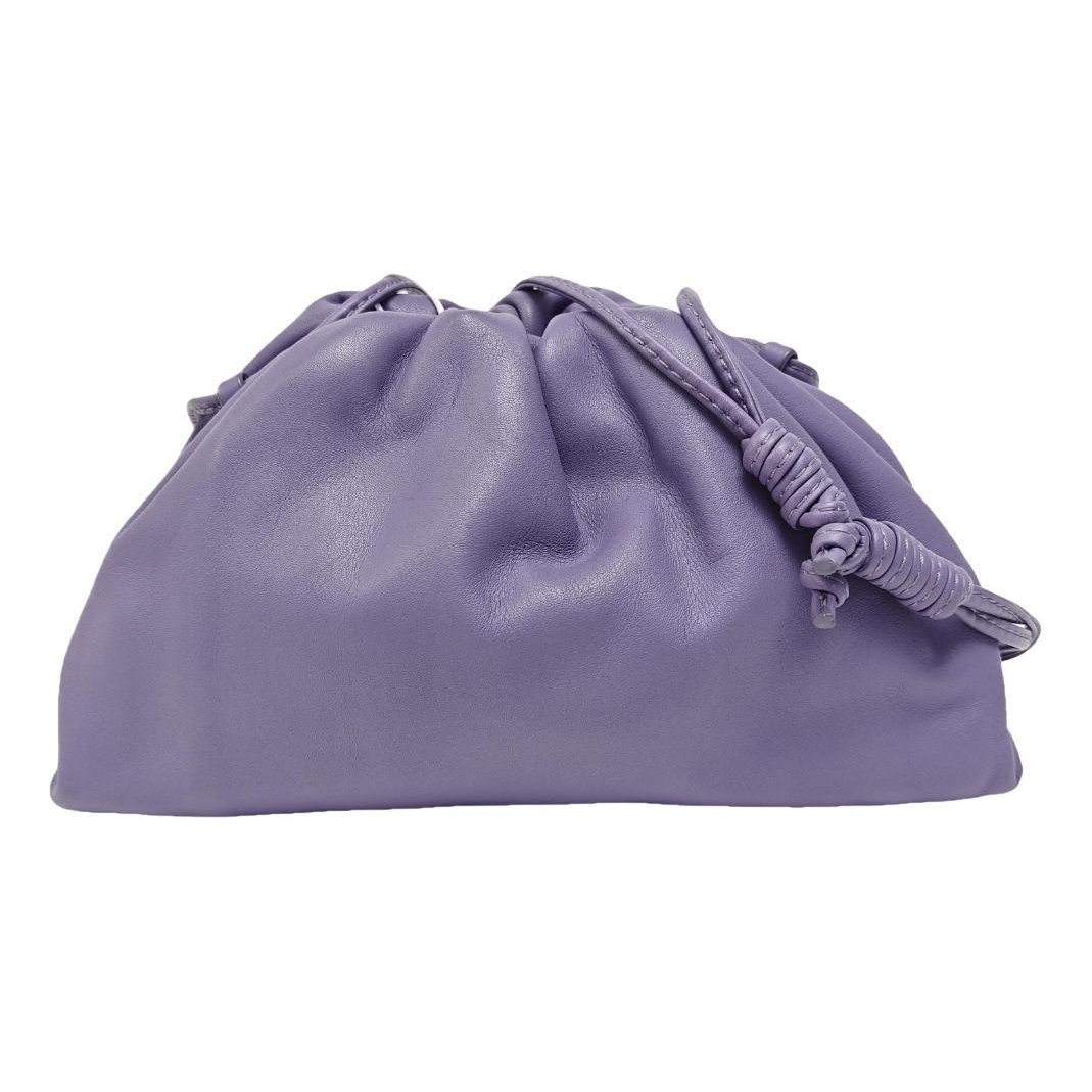 Pouch leather handbag