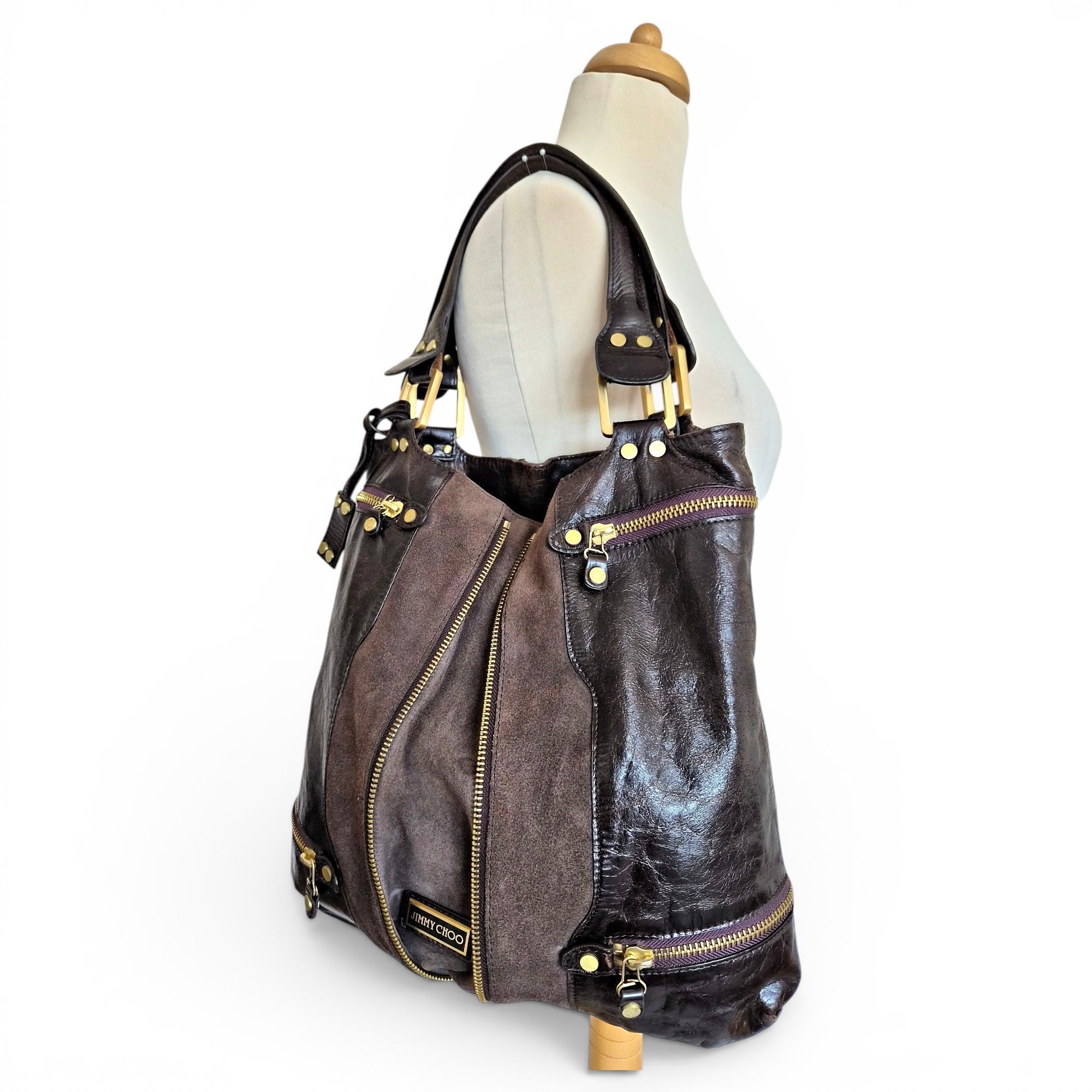 Leather tote