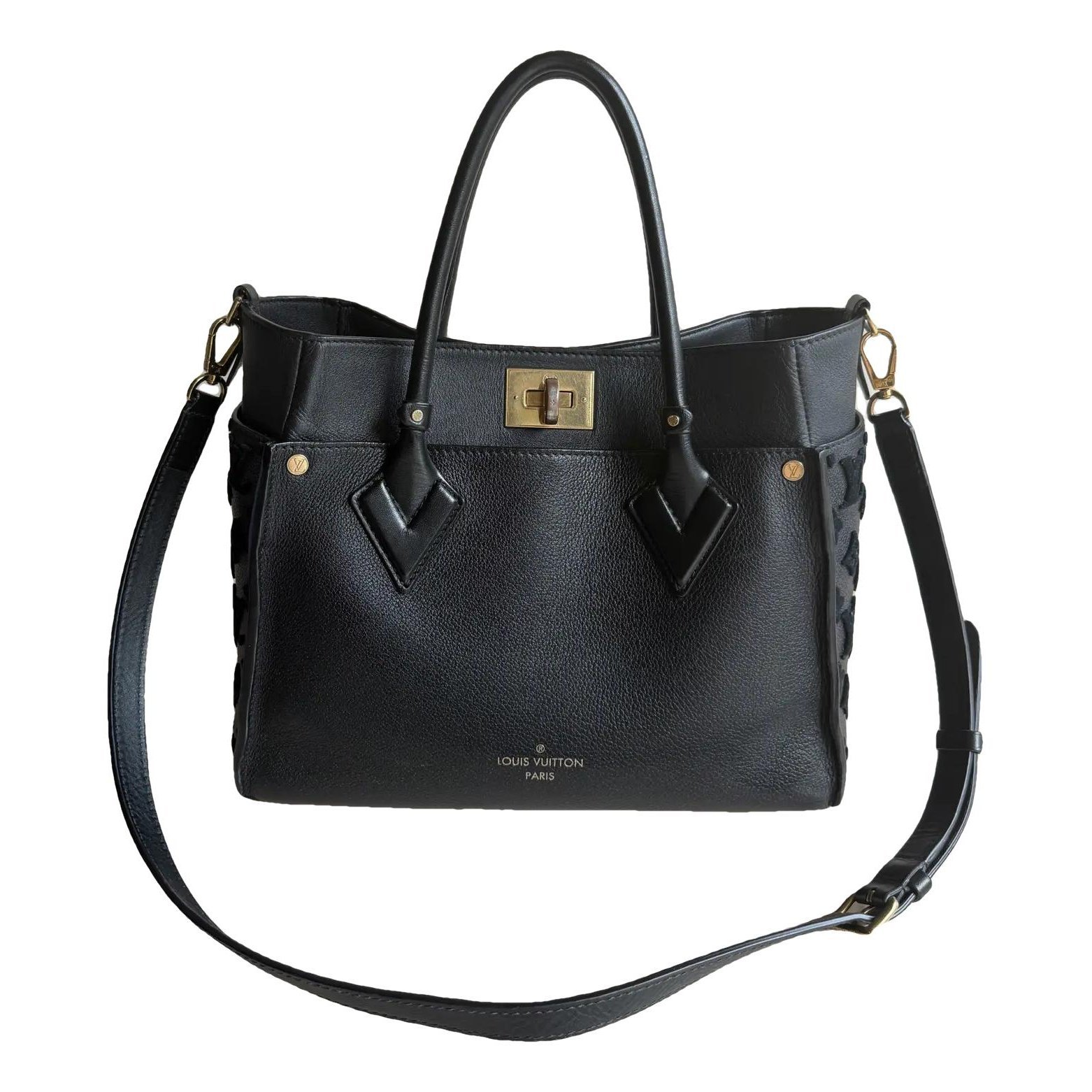 On My Side leather handbag