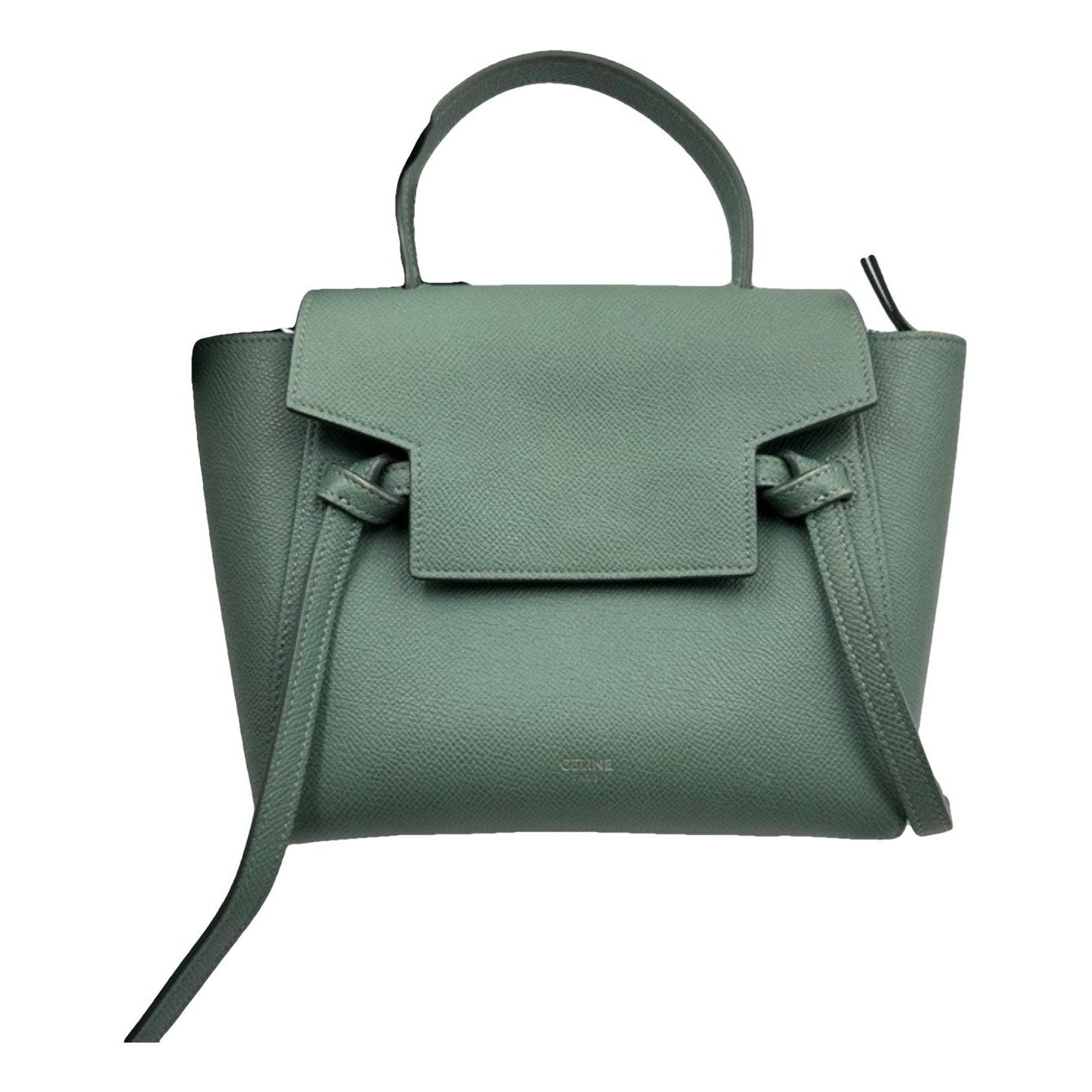 Belt leather handbag