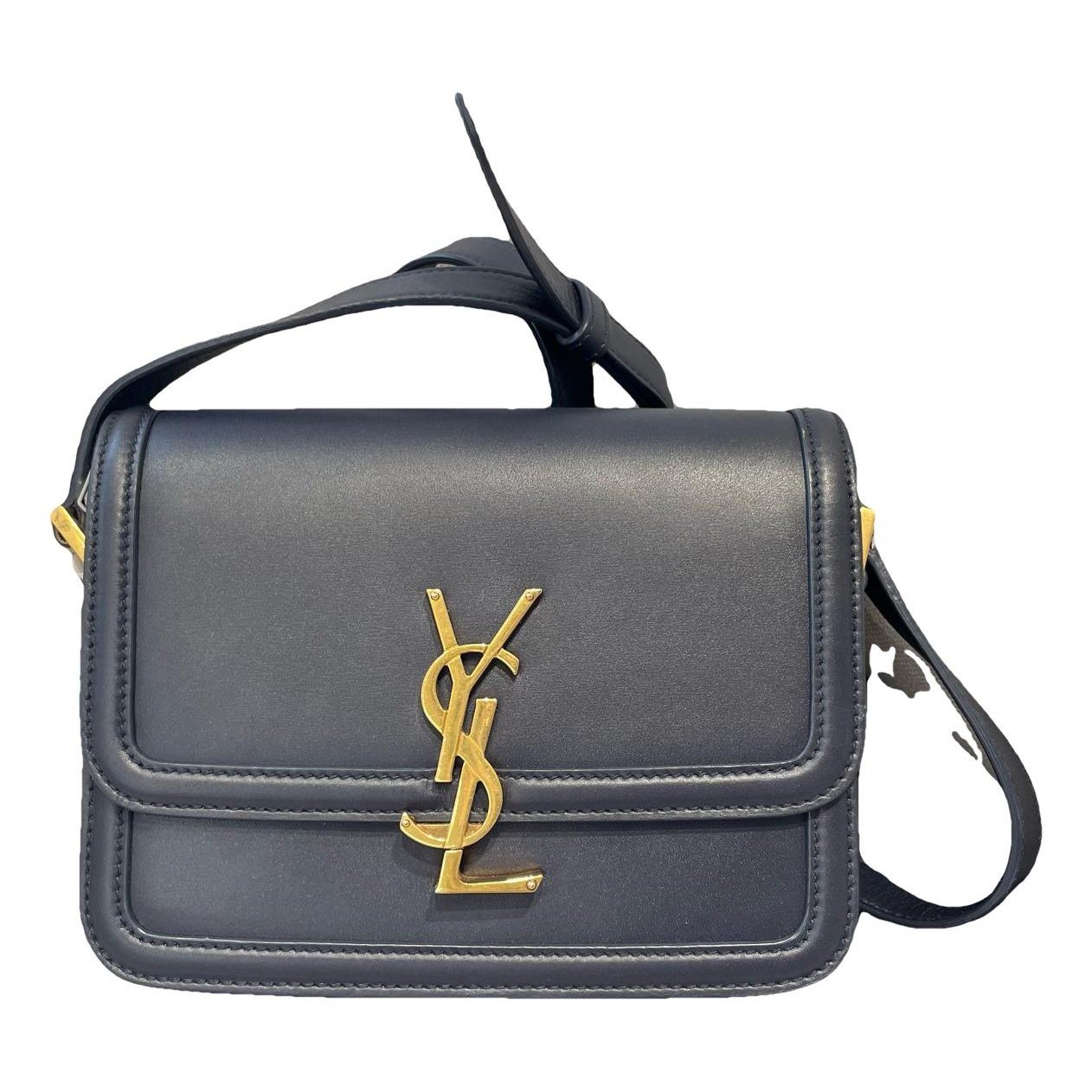 Solférino leather handbag