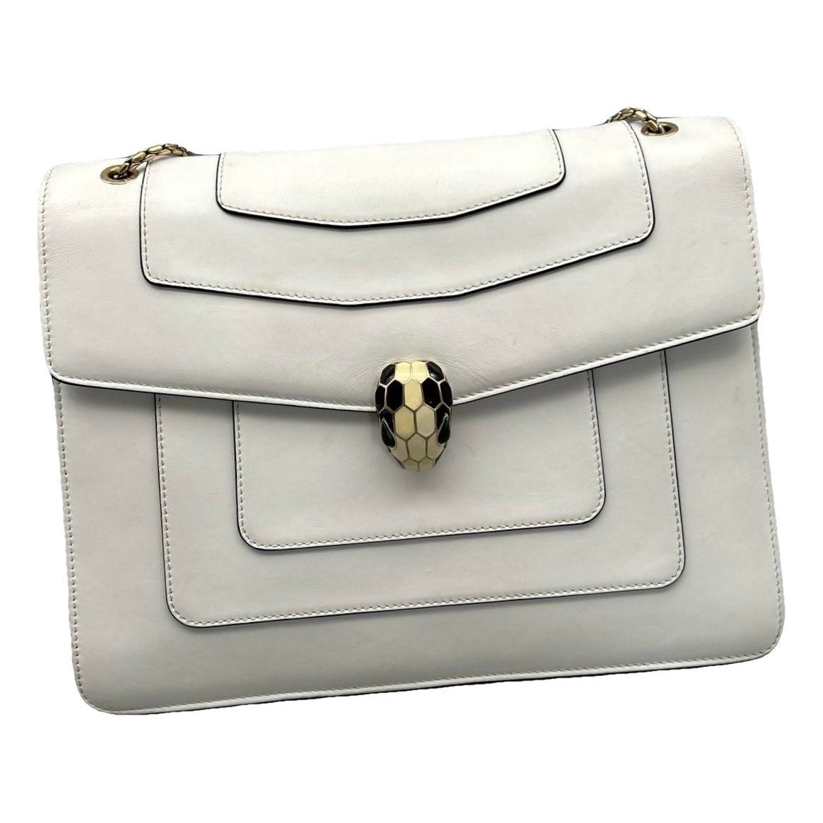 Serpenti leather handbag