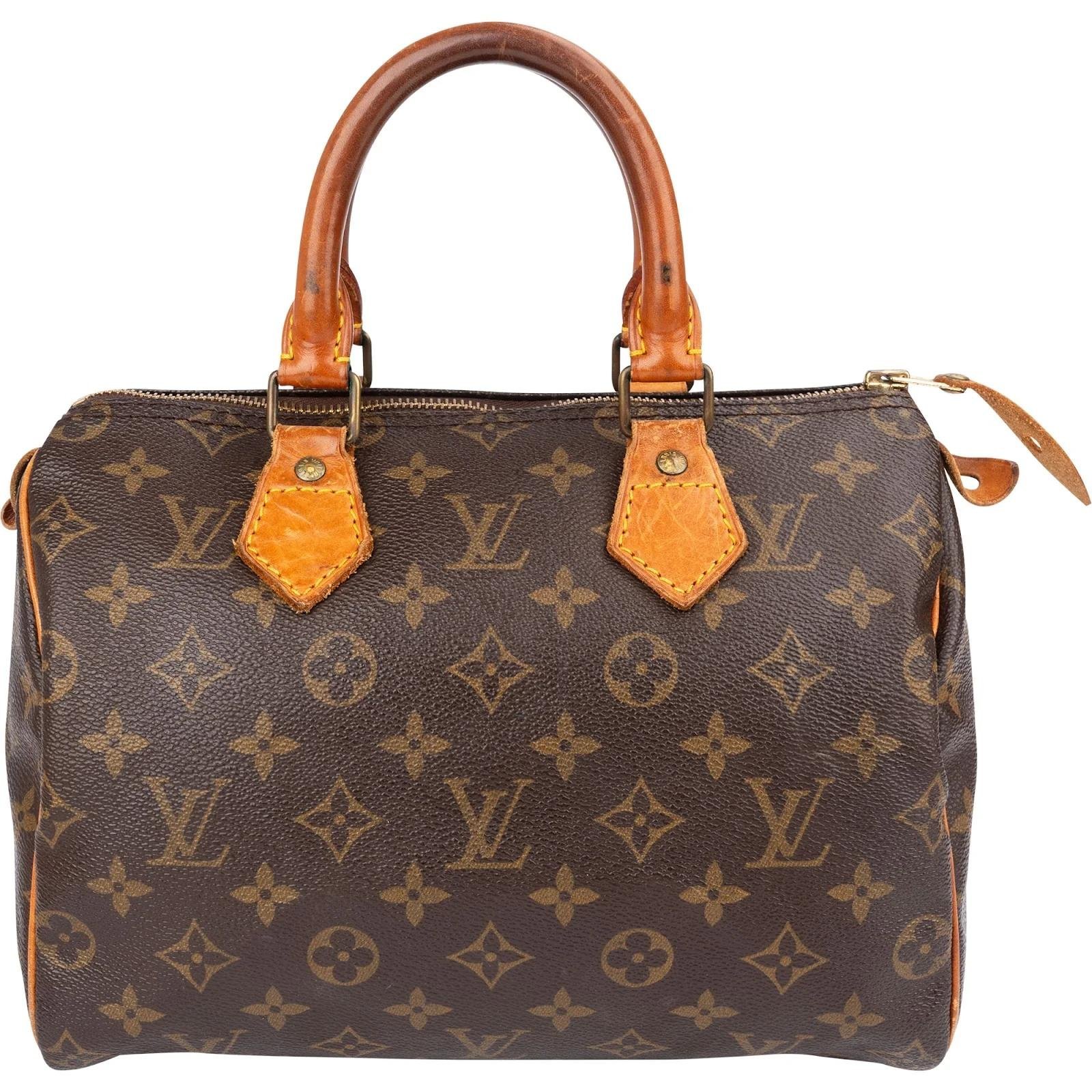 Speedy leather handbag