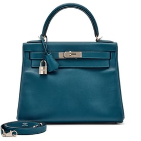 Hermes Colvert Epsom Kelly Retourne 28 Palladium Hardware, 2015