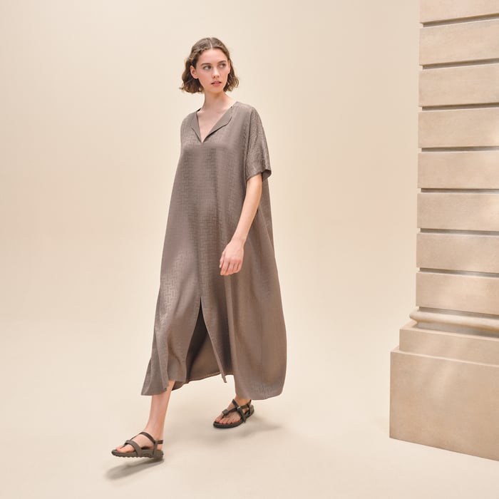 "Mosaique" Belted Caftan