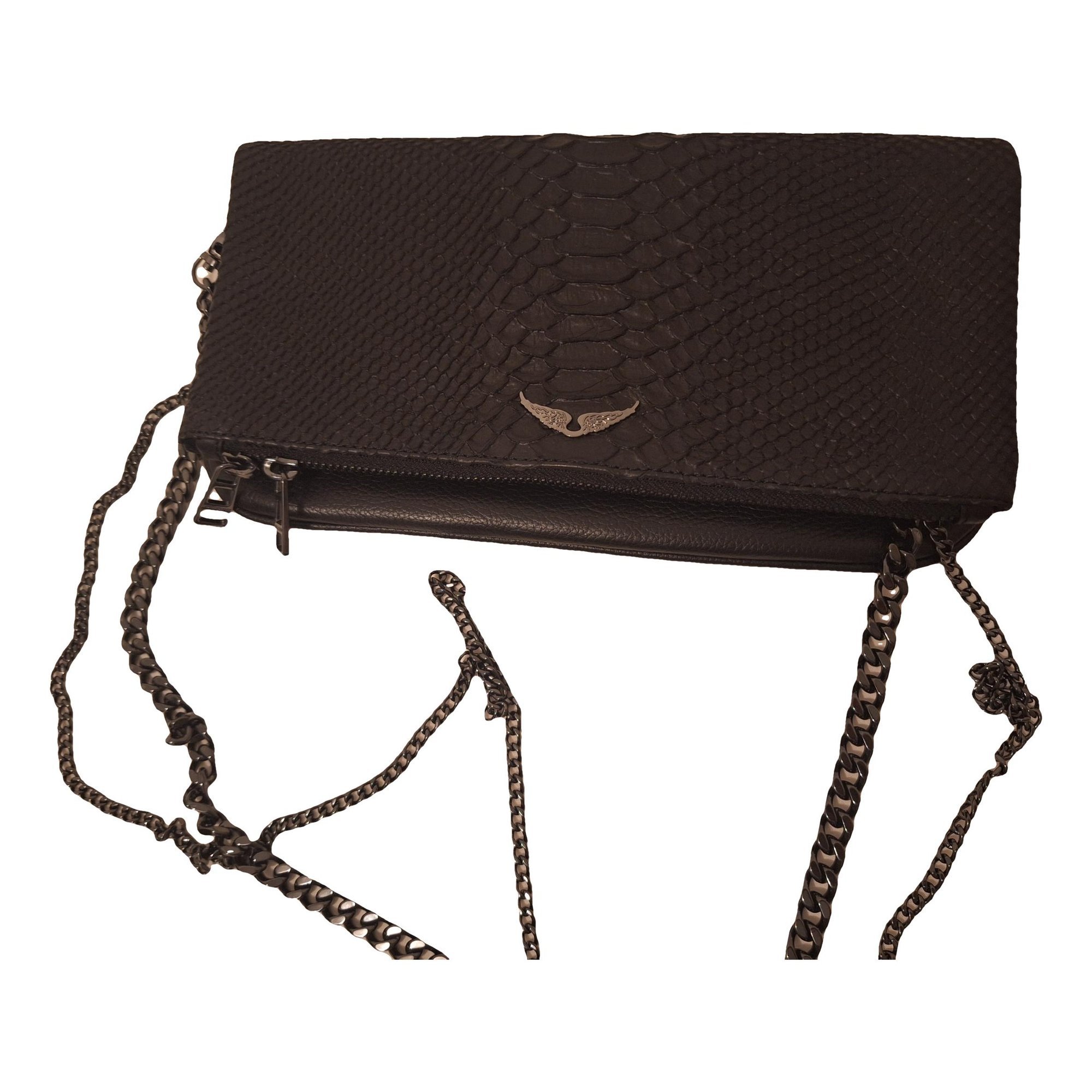 Rock leather crossbody bag