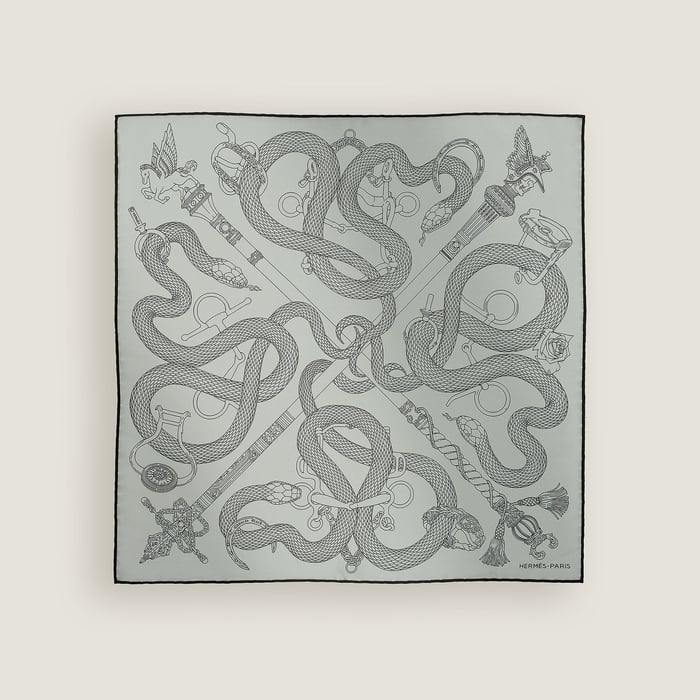 Caducee Rock Pocket Square 45