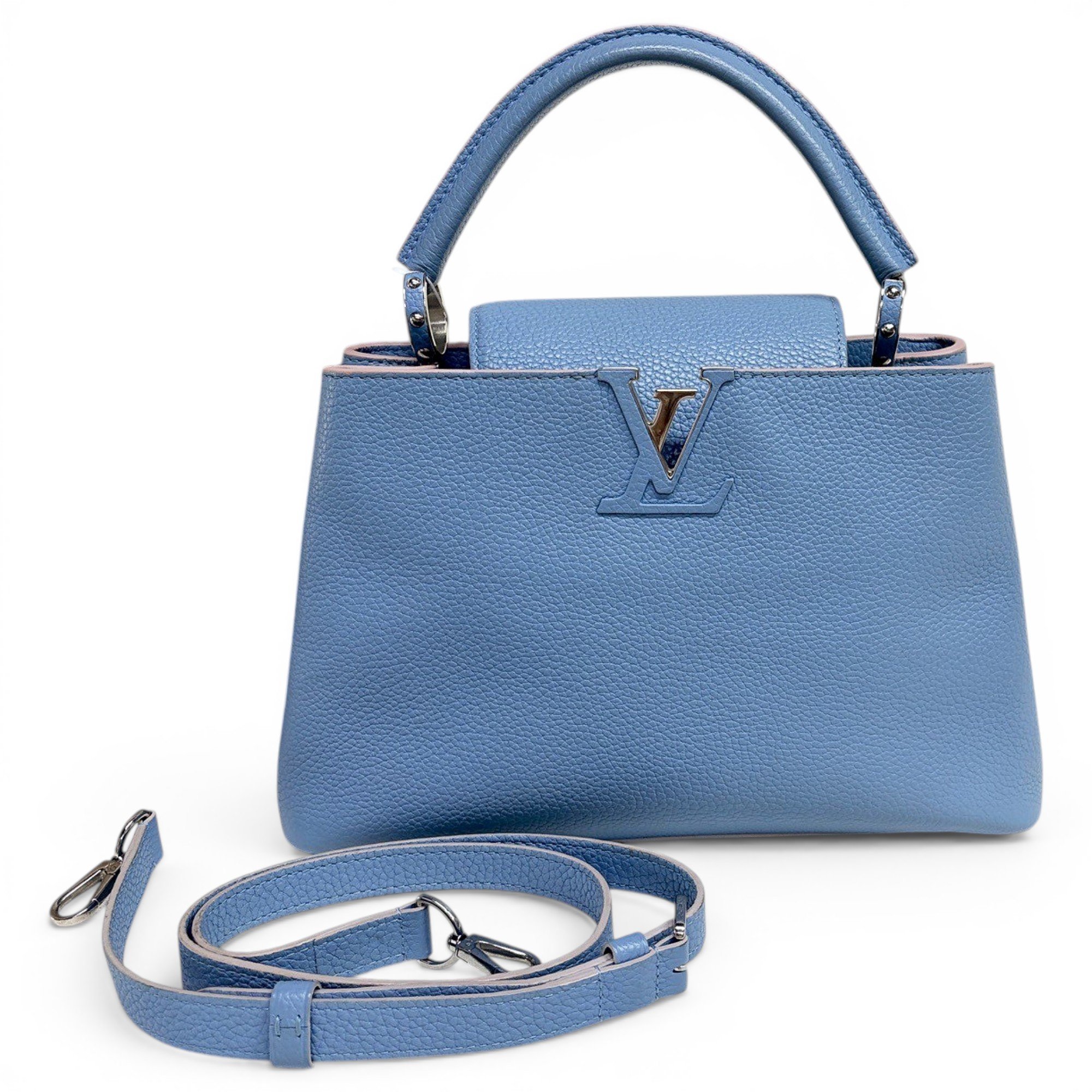 Capucines leather handbag