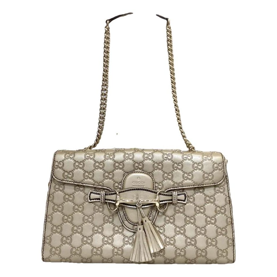Horsebit Chain leather handbag
