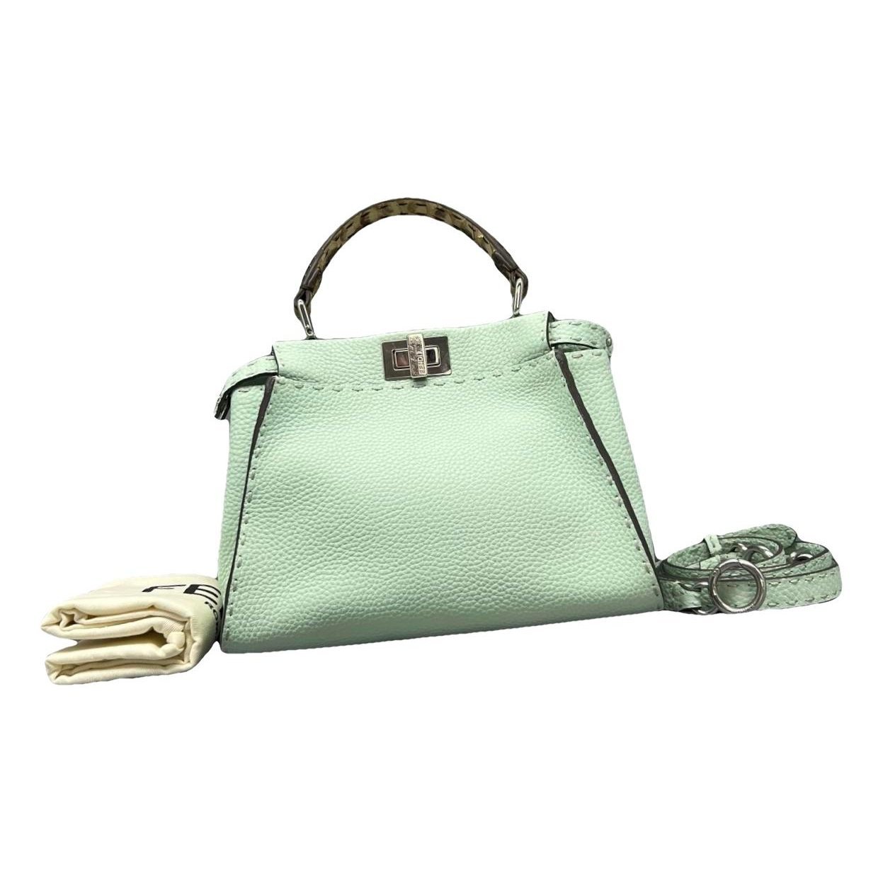 Peekaboo leather handbag