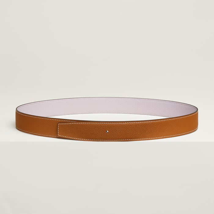 Reversible leather strap 32 mm
