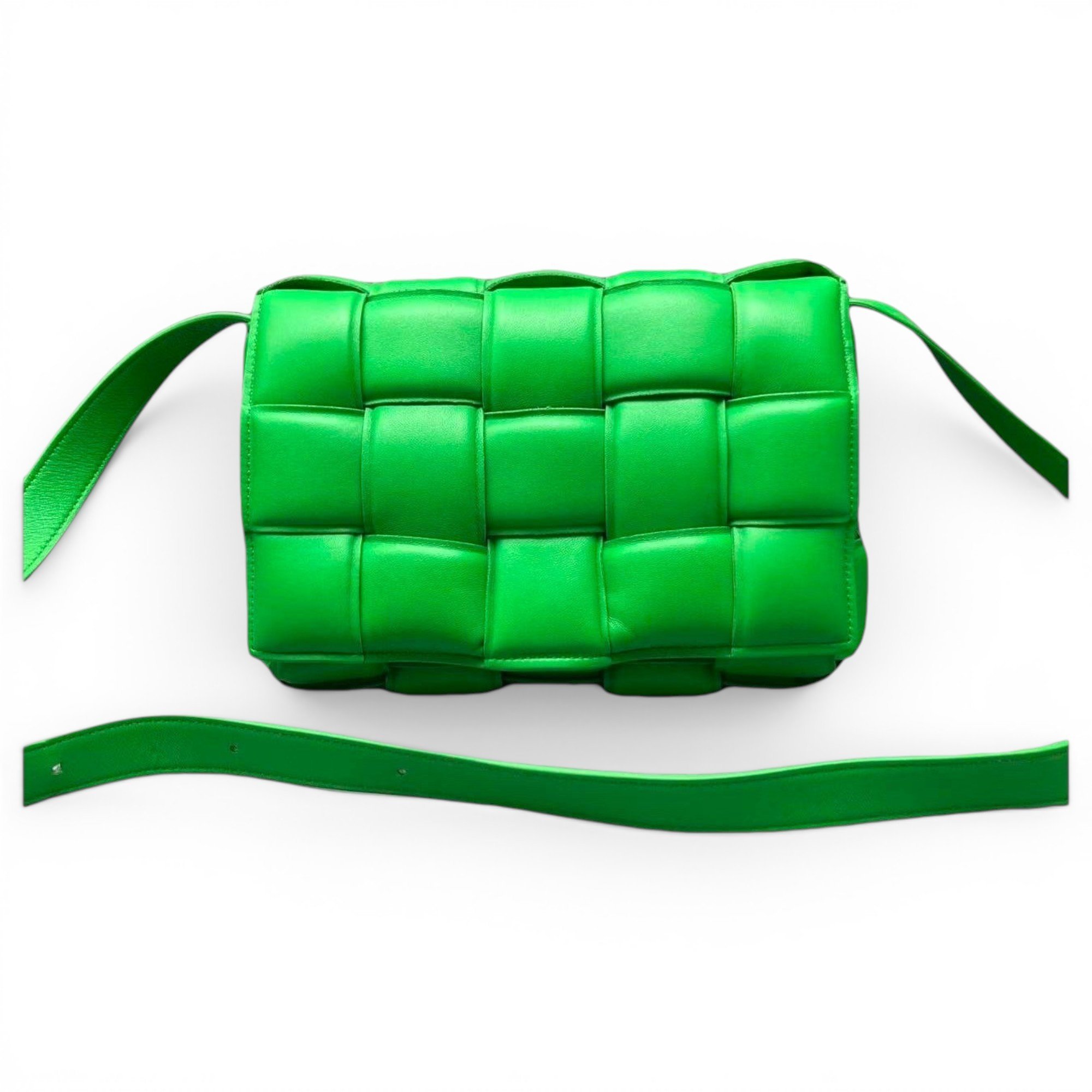 Cassette Padded leather handbag