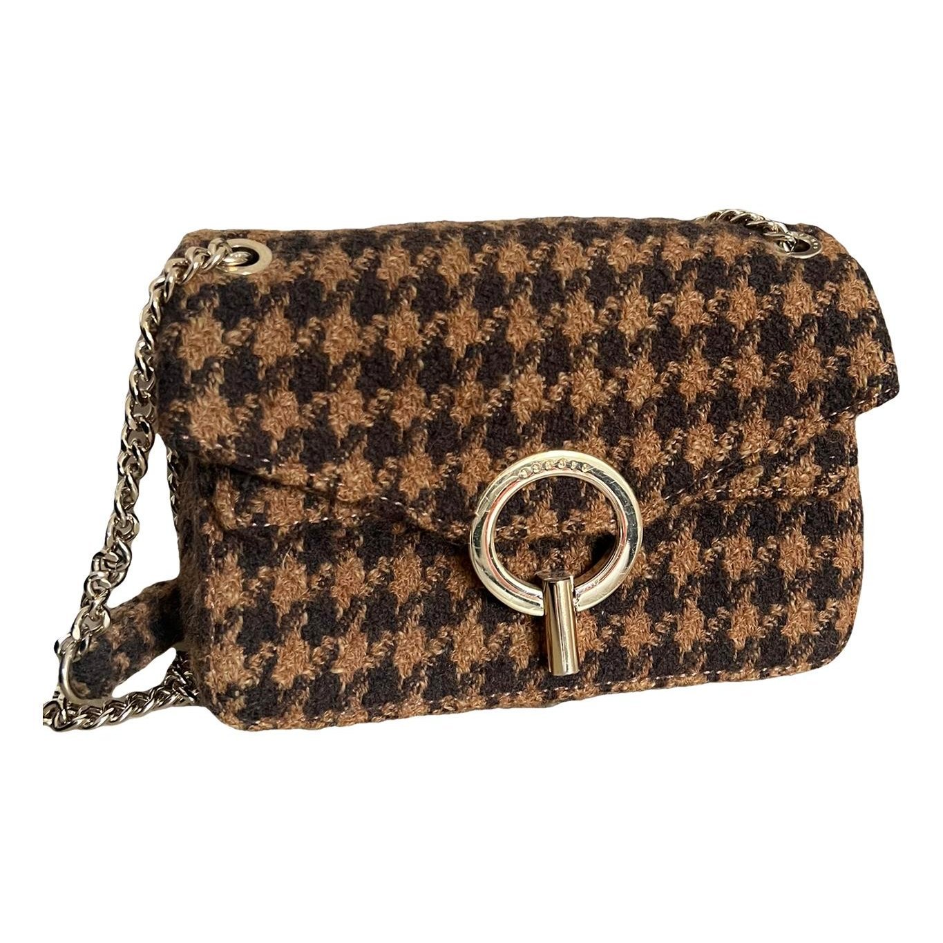 Sandro Yza tweed crossbody bag