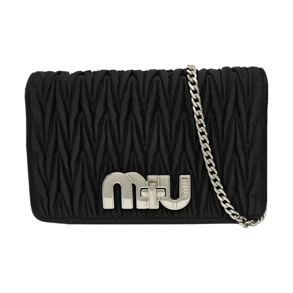 My Miu cloth crossbody bag