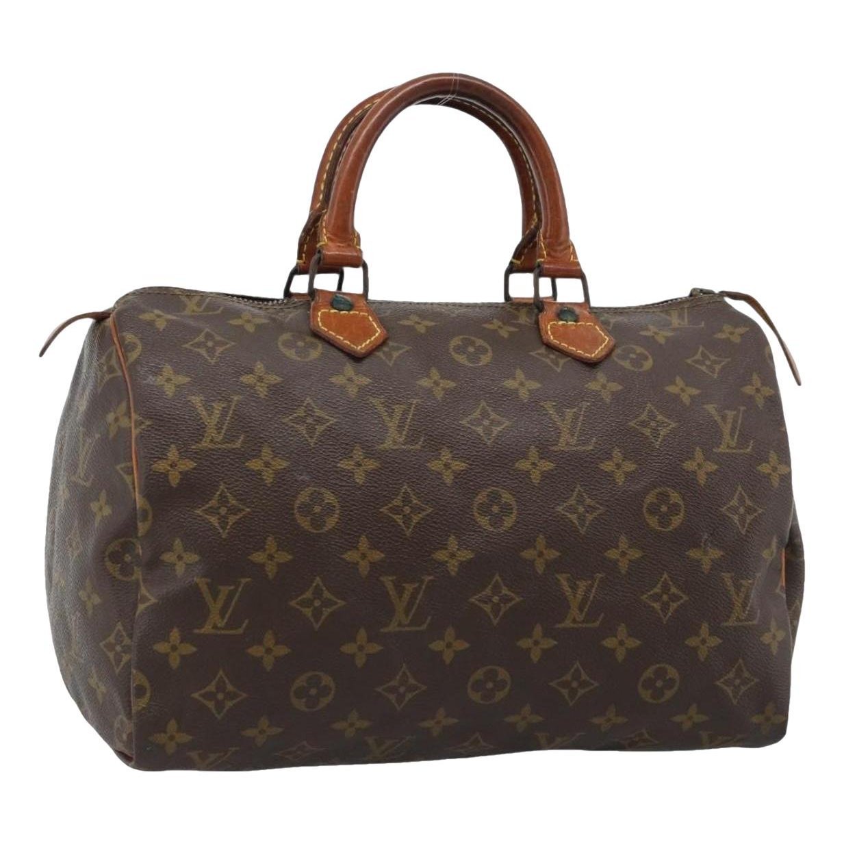 Speedy leather handbag