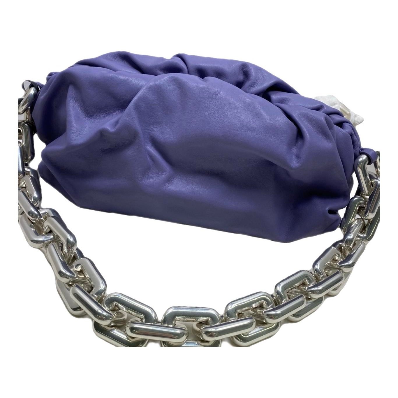 Chain Pouch leather handbag