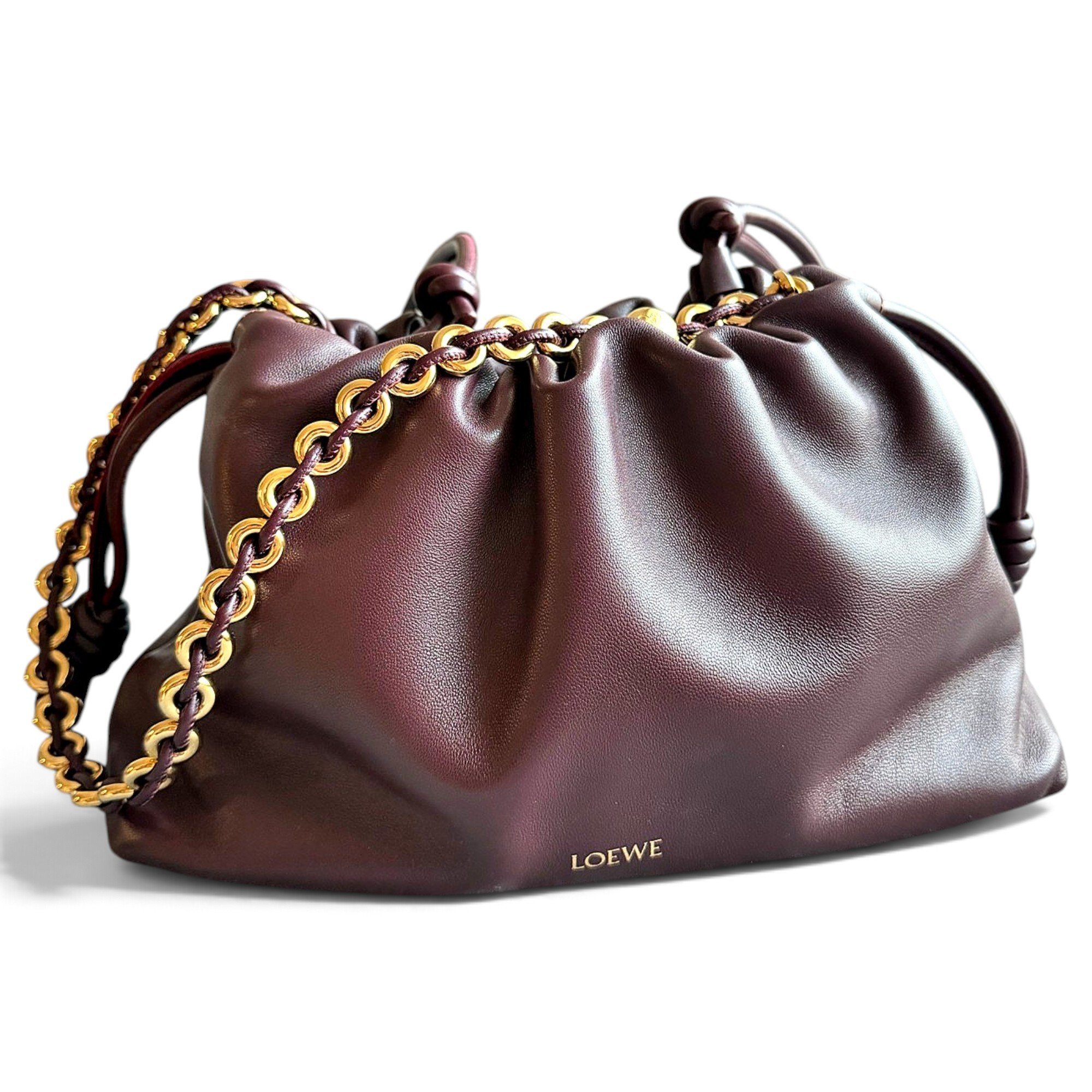 Flamenco leather handbag