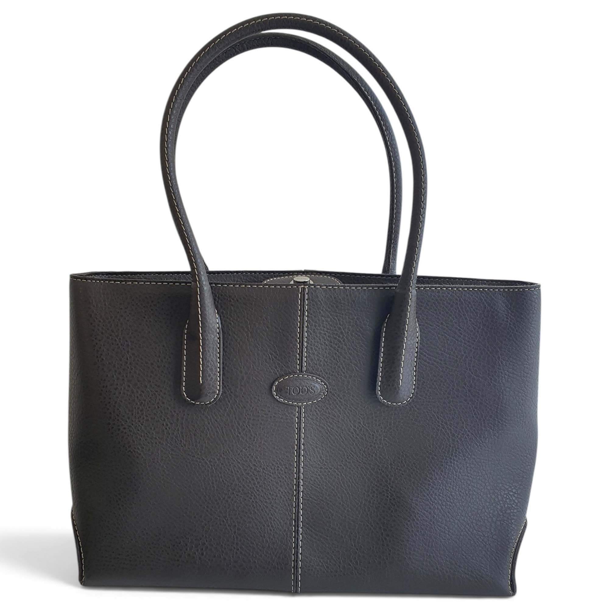 D Bag leather tote