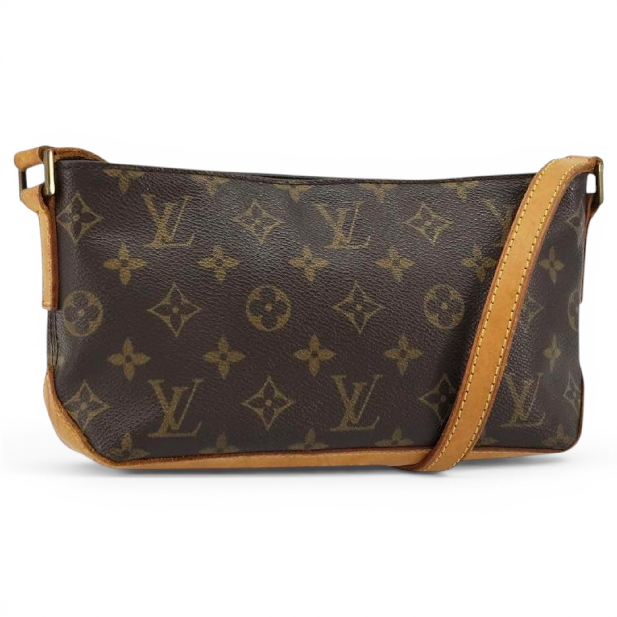 Trotteur leather handbag