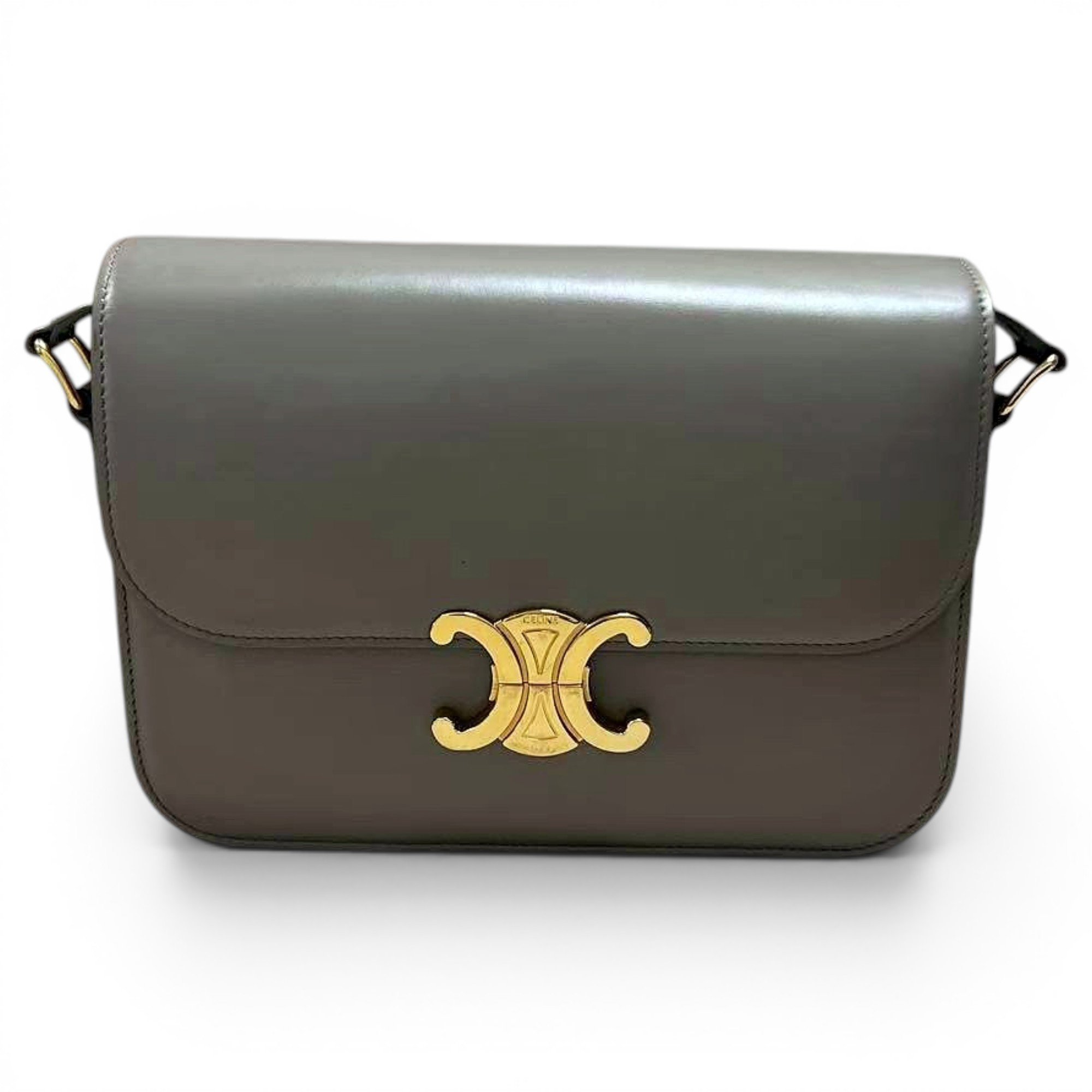Triomphe leather handbag