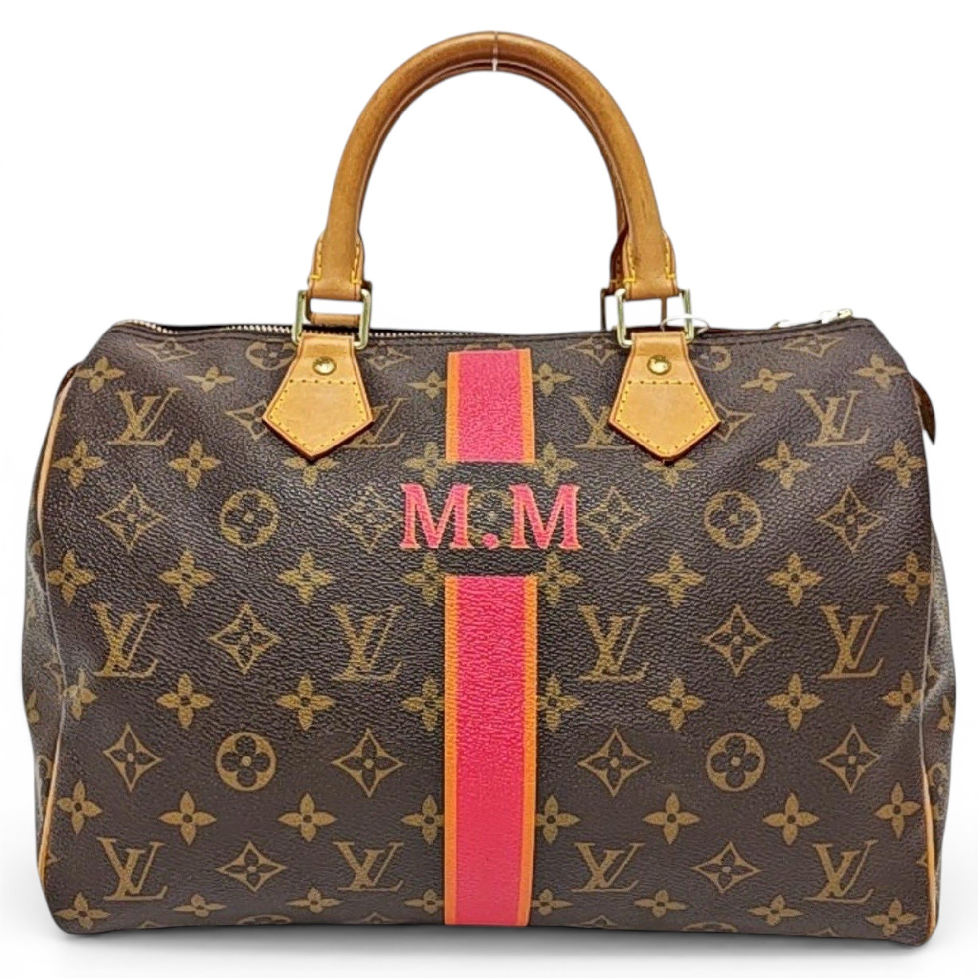 Louis Vuitton Nano Speedy / Mini HL leather handbag