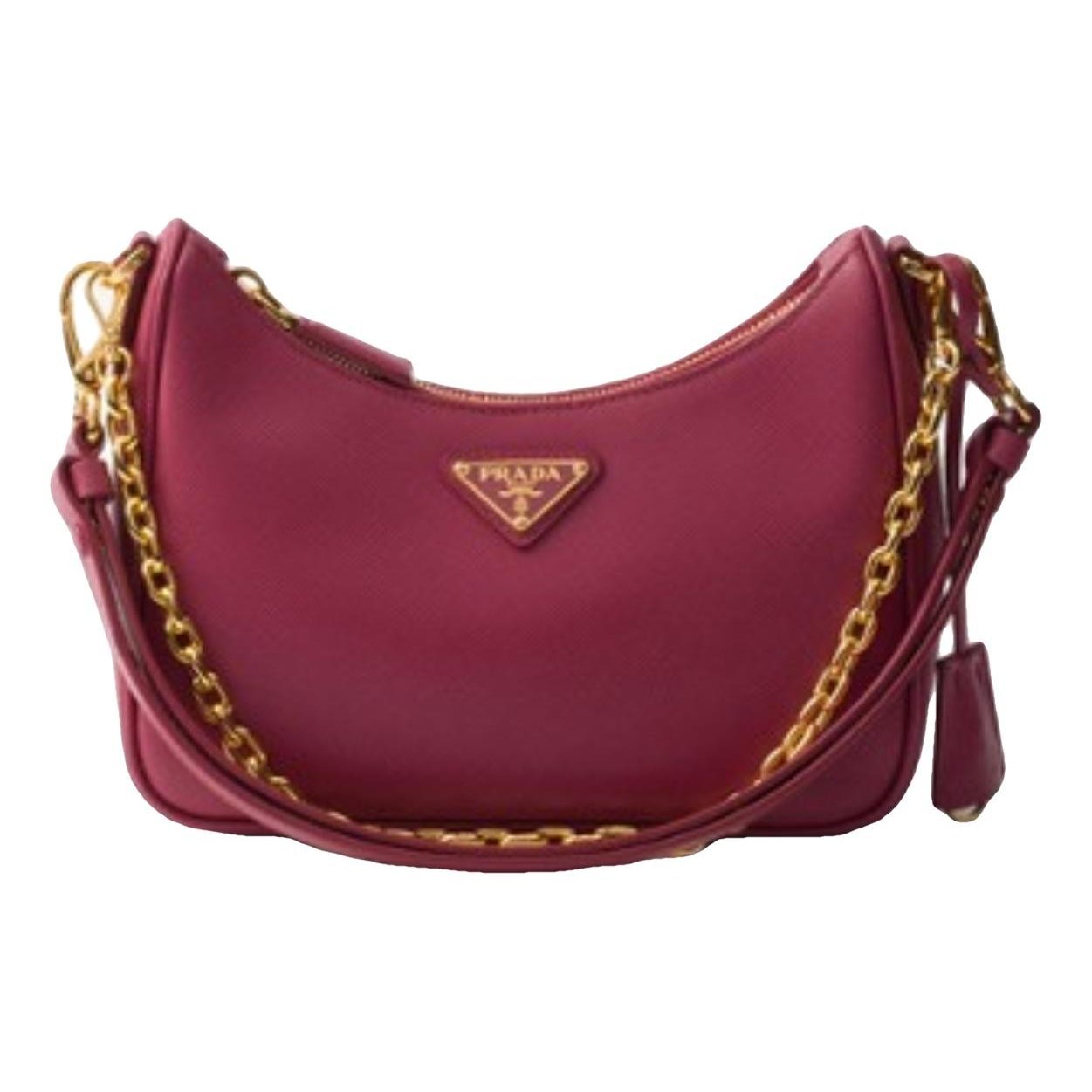 Re-edition leather handbag