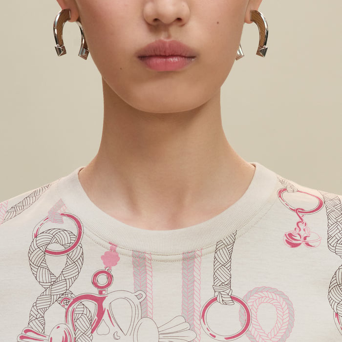 Beige Avoine "Palefroi Remix" Straight T-shirt
