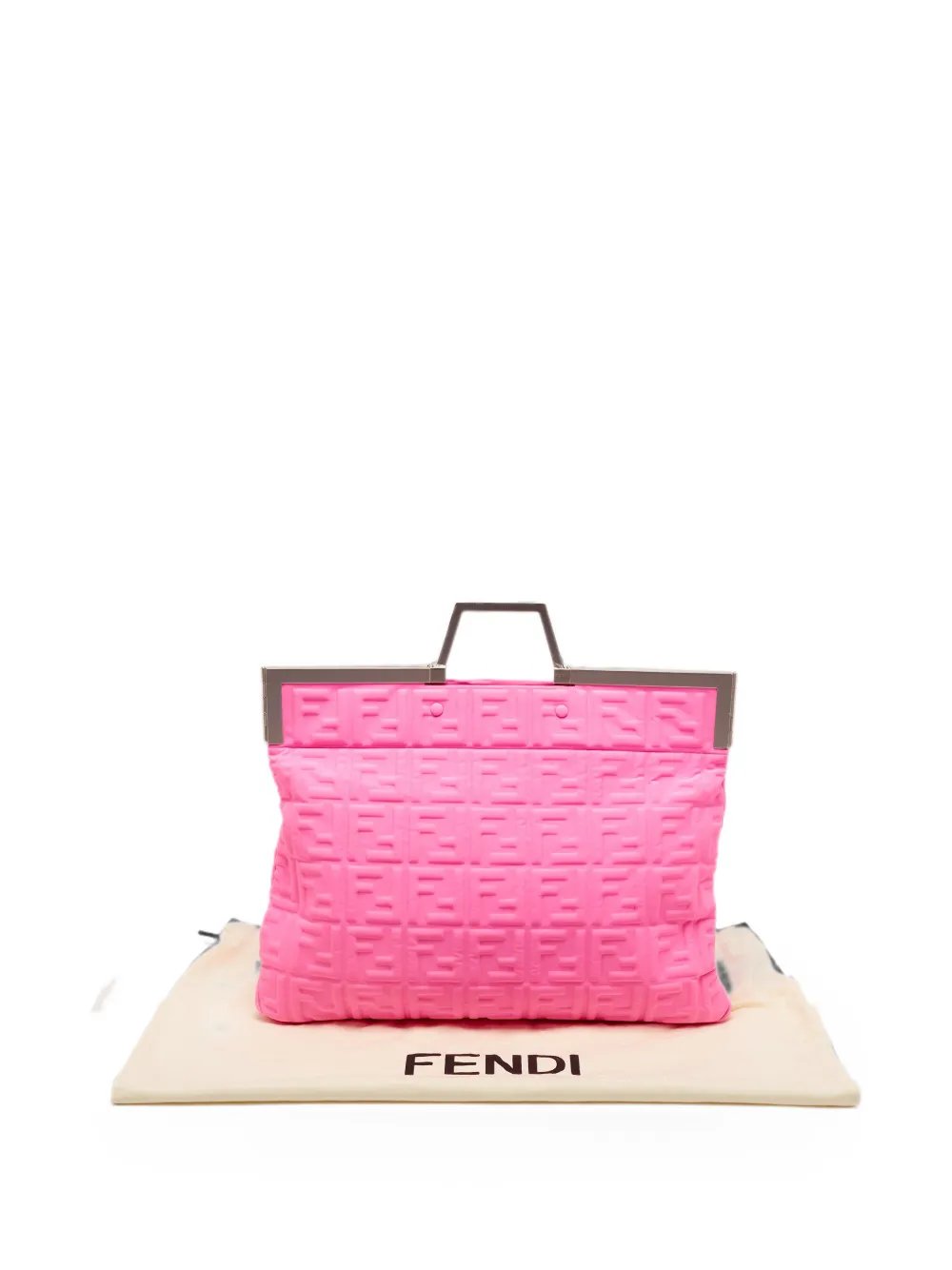 ★FENDI トートバッグ ミディアム ショッピングバッグ ピンク レザー★ Fendi bag Pink | BagUSeek