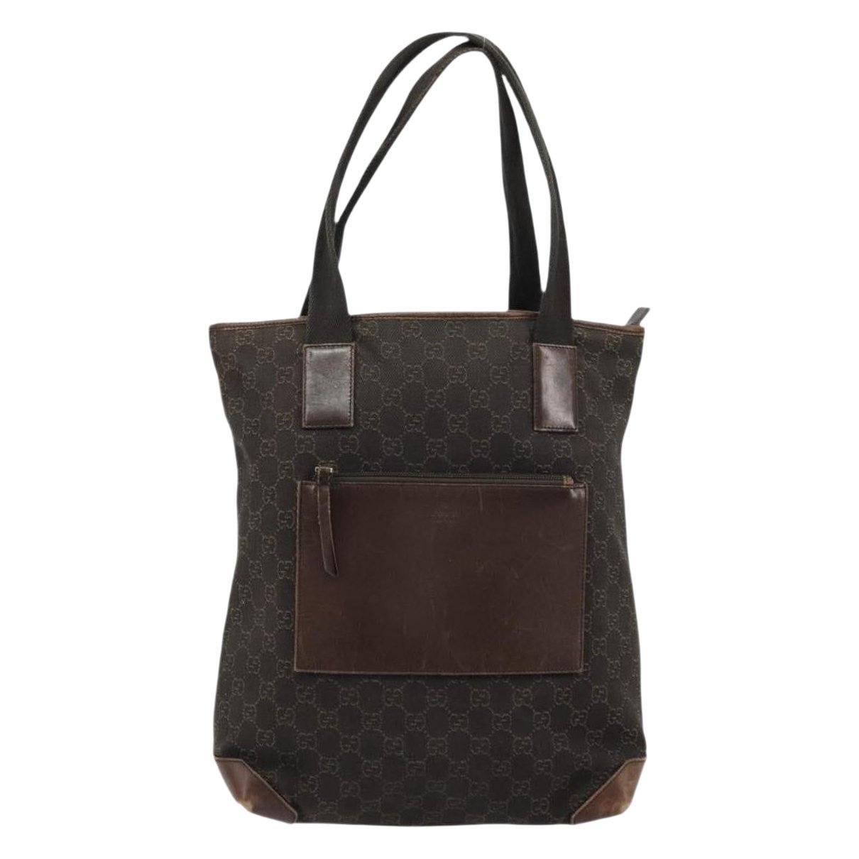 Leather tote
