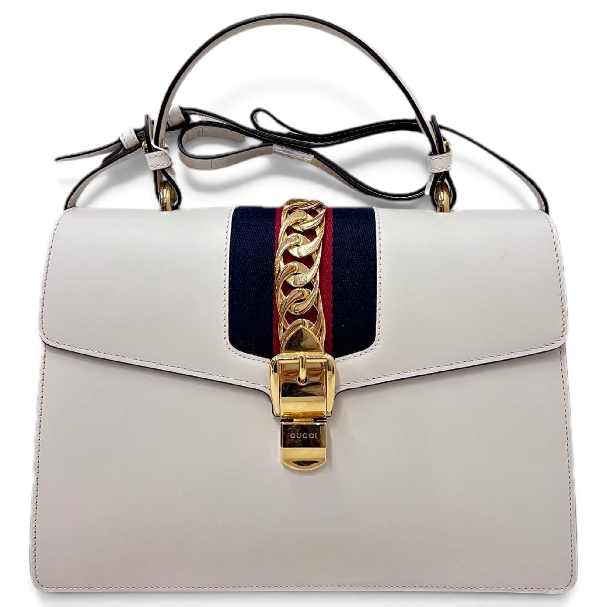 Sylvie Top Handle leather handbag