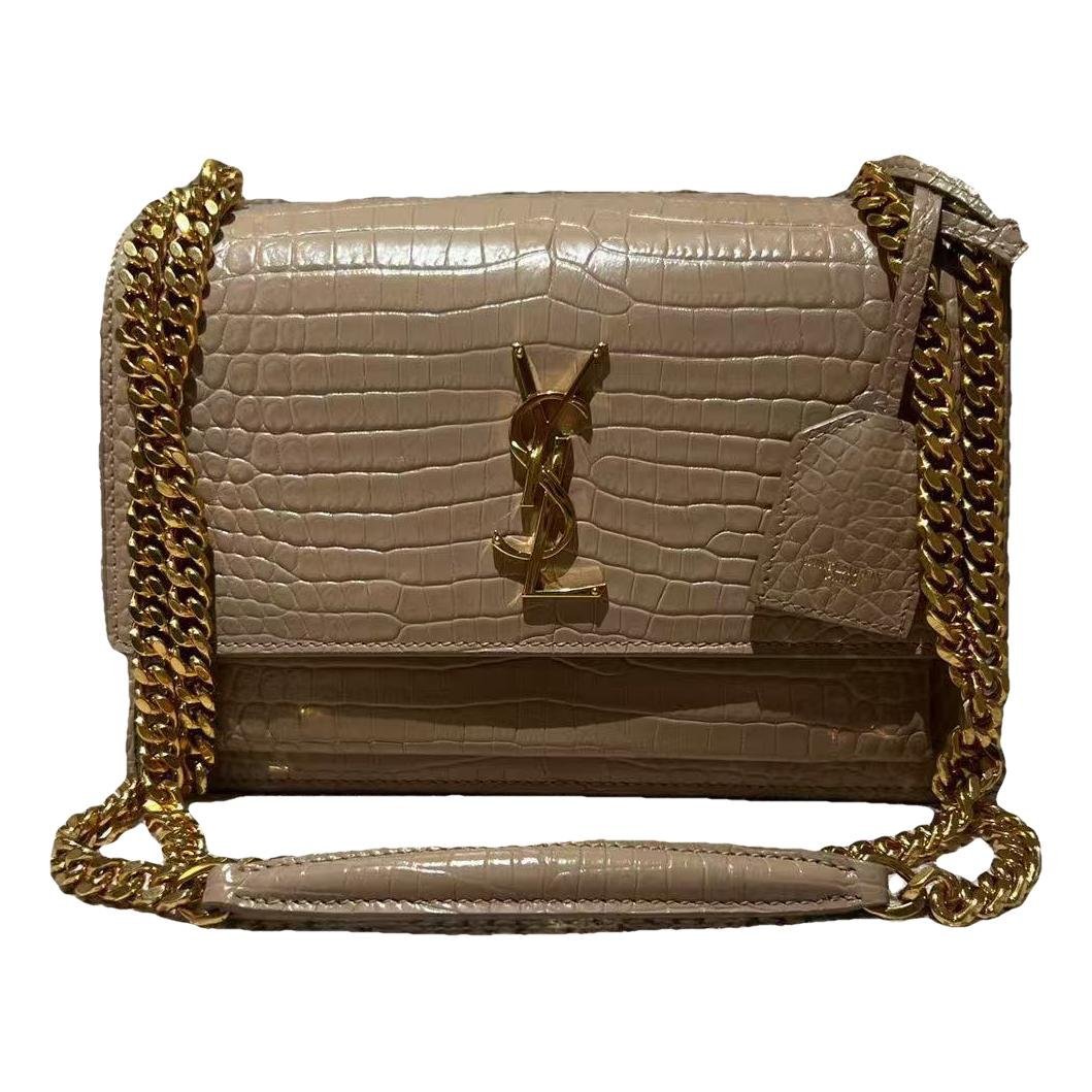 Sunset leather handbag