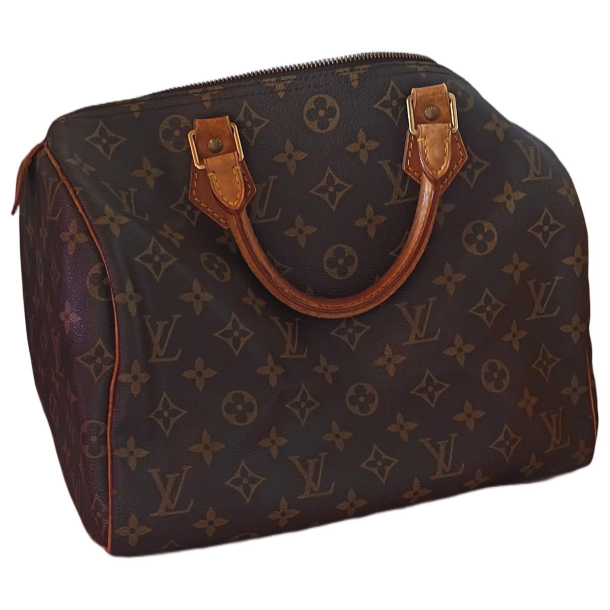 Speedy leather handbag
