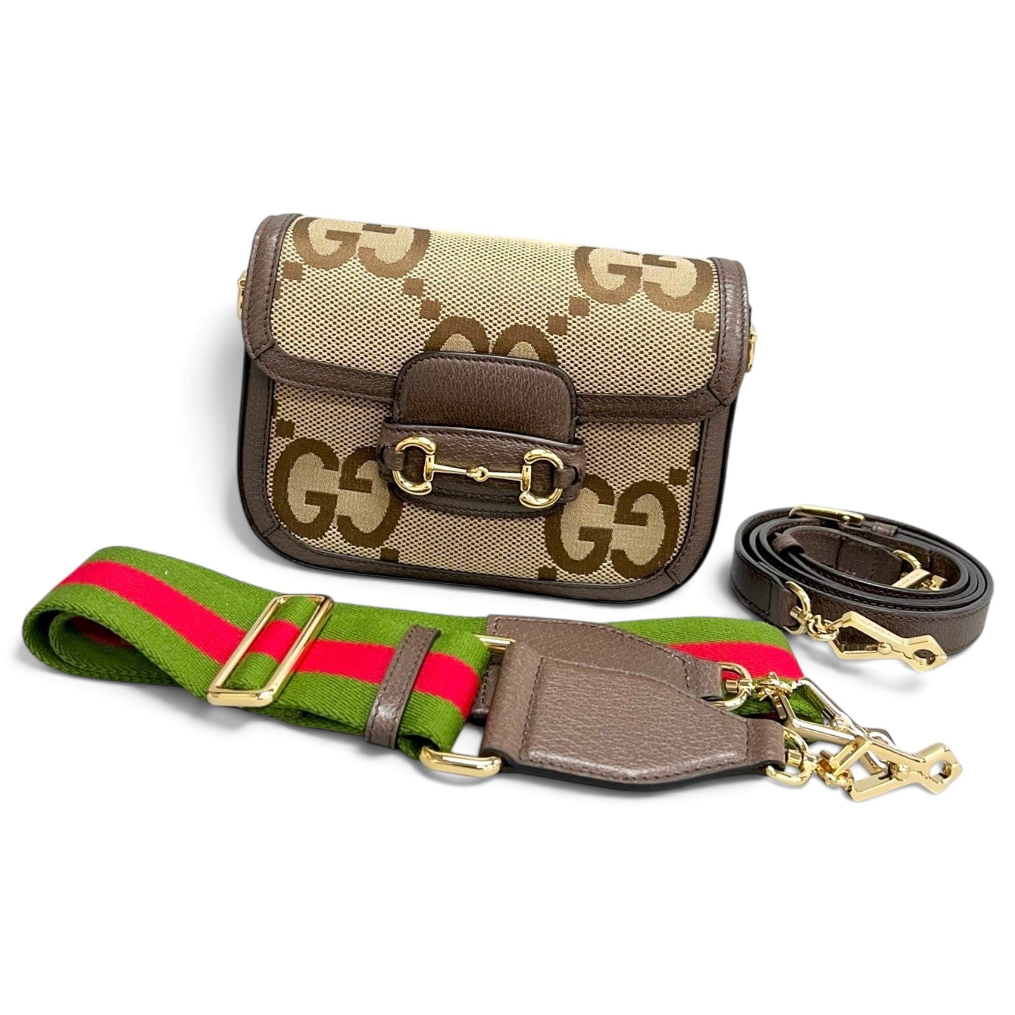Horsebit 1955 Flap cloth handbag