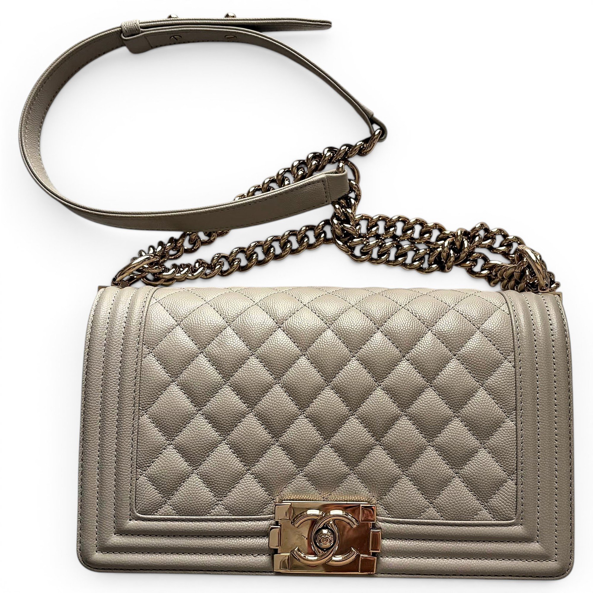 Boy leather crossbody bag